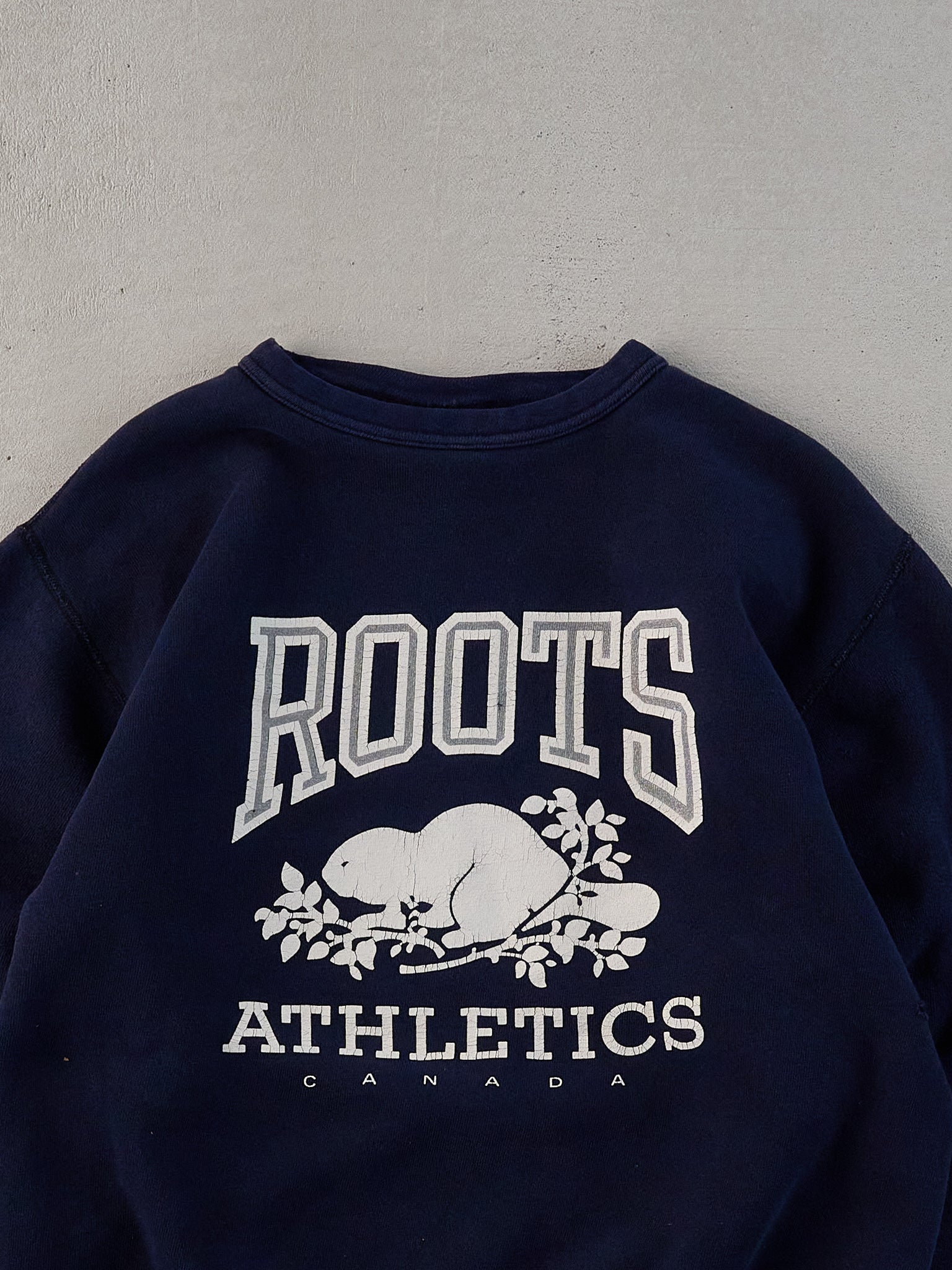 Vintage 90s Black Roots Athletics Canada Graphic Crewneck (M)