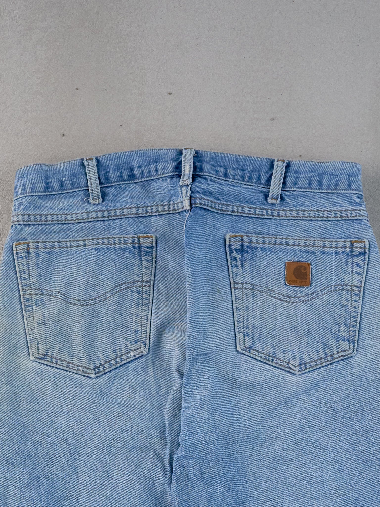 Vintage 90s Blue Carhartt Workwear Denim Jeans (33x30)