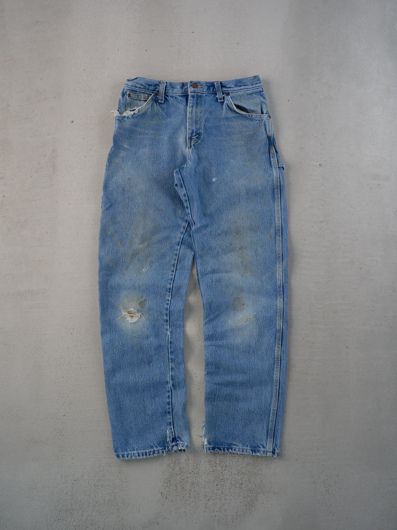 Vintage 90s Blue Dickies Workwear Carpenter Denim Pants (30x31)