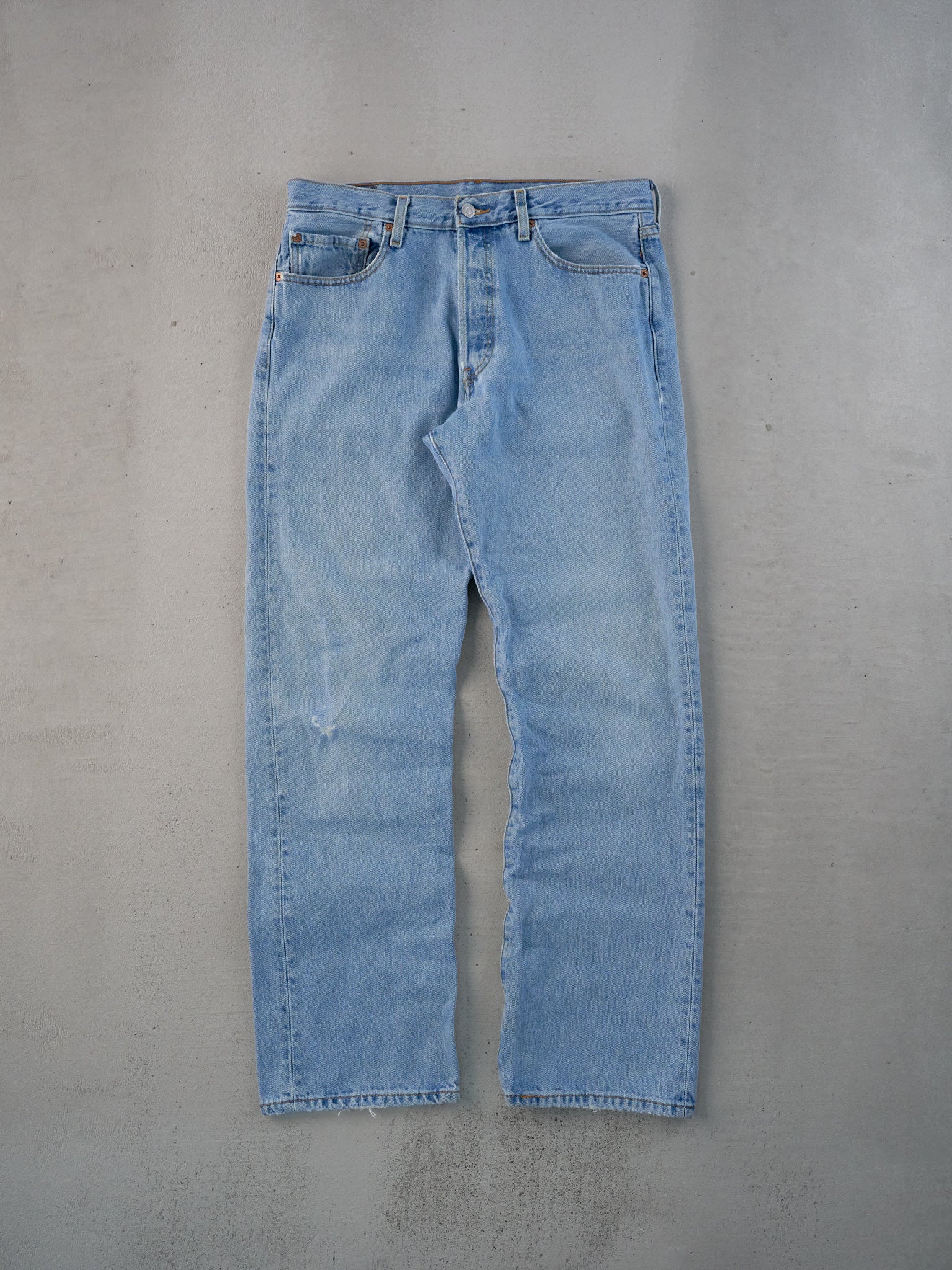 Vintage 90s Blue Levi's 501 Denim Jeans (33x31)