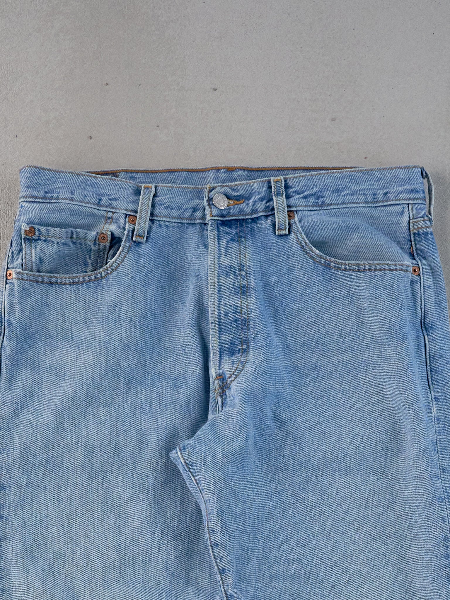 Vintage 90s Blue Levi's 501 Denim Jeans (33x31)