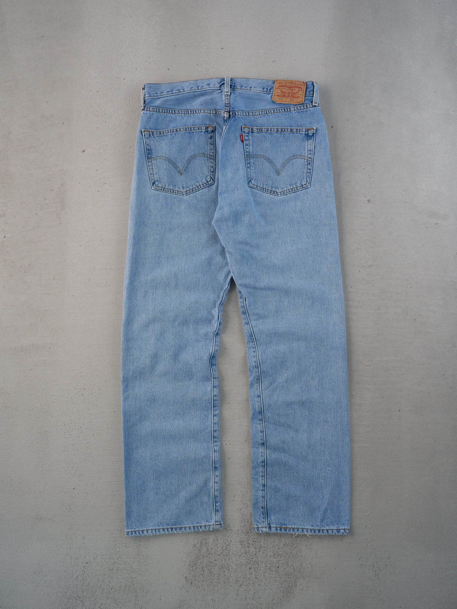 Vintage 90s Blue Levi's 501 Denim Jeans (33x31)