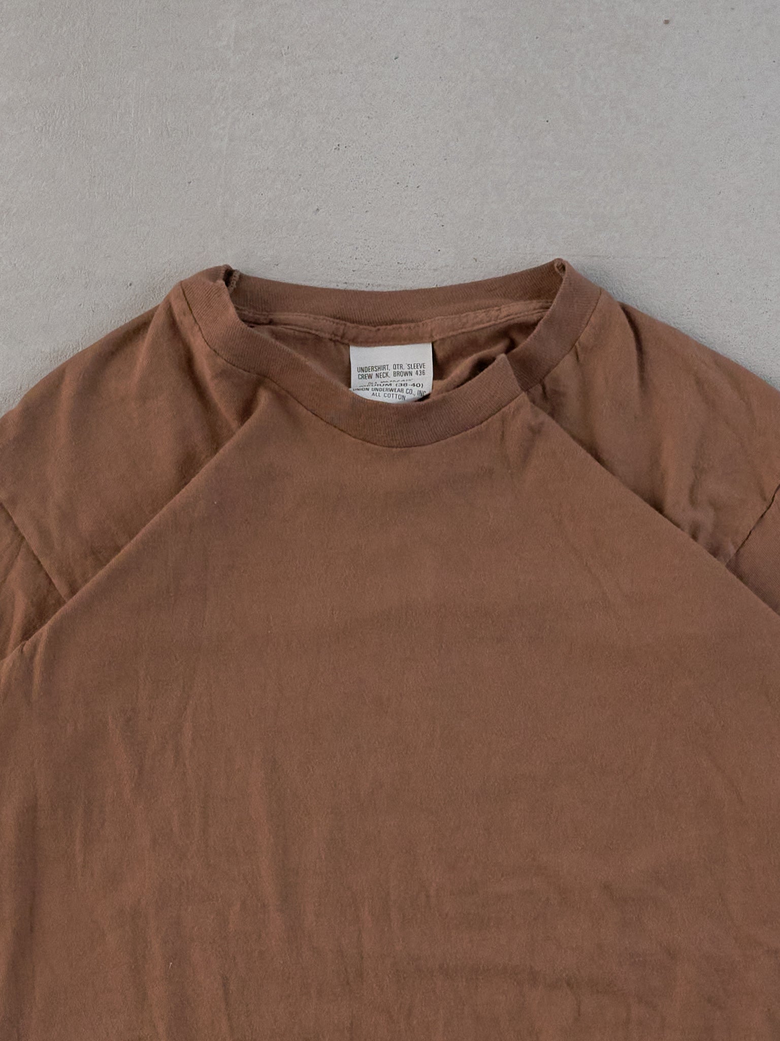 Vintage 9os Brown Union Co. Single Stitch Tee (S)