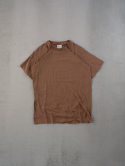 Vintage 9os Brown Union Co. Single Stitch Tee (S)