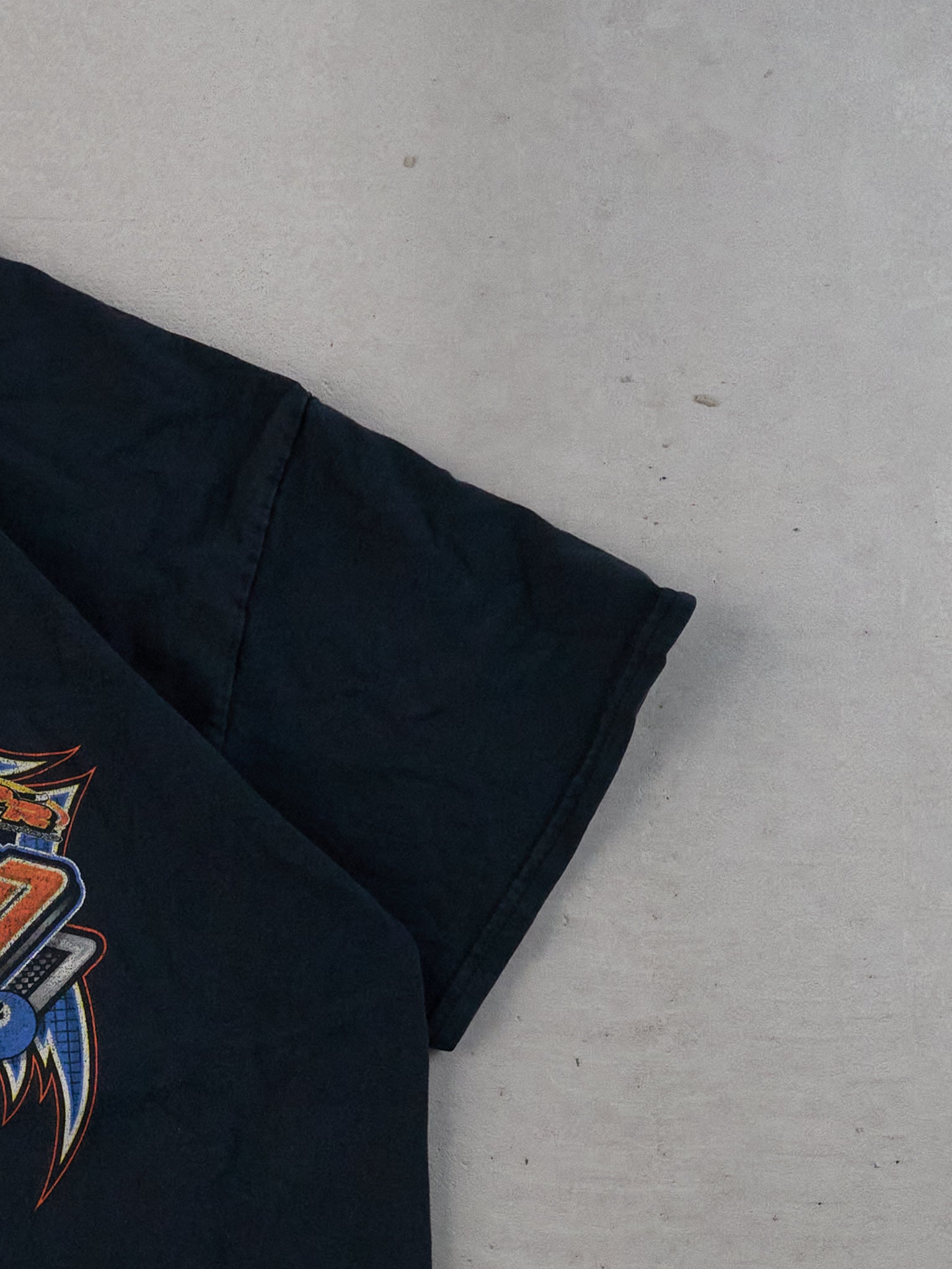Vinage Y2k Black Casey Arneson Nascar Graphic Tee (M)