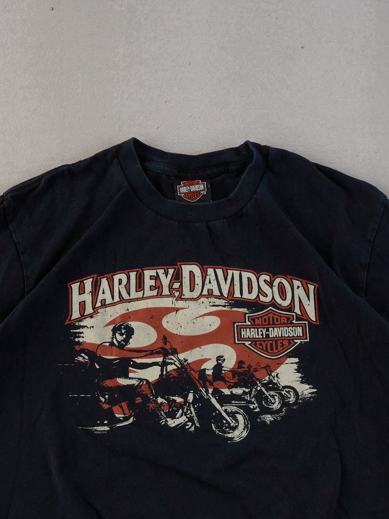 Vintage Y2k Black Harley Davidson St Louis Graphic Tee (M)