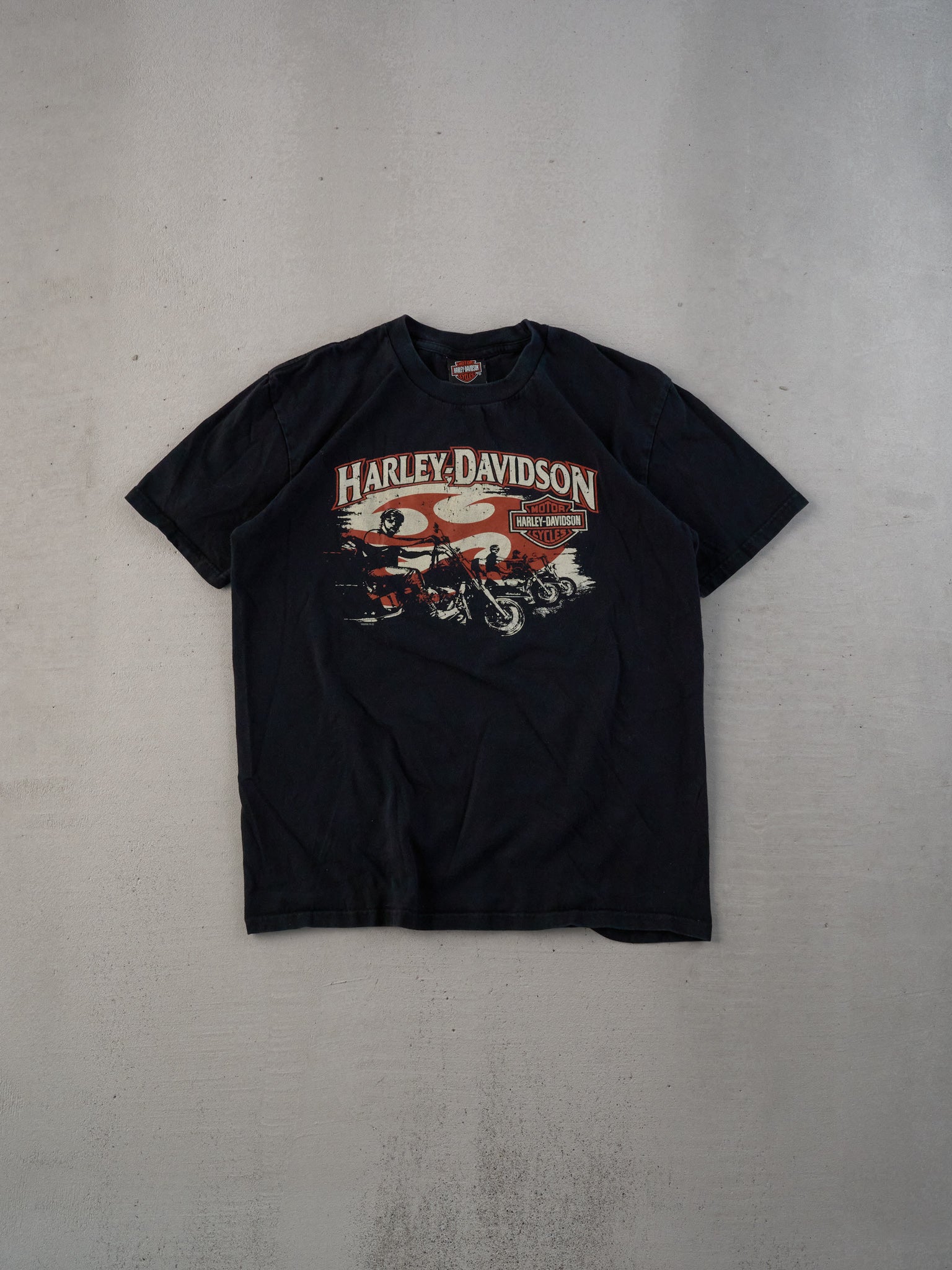Vintage Y2k Black Harley Davidson St Louis Graphic Tee (M)