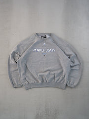 Vintage 90s Grey Toronto Maple Leaf NHL Crewneck (L)