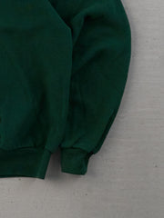 Vintage 90s Pine Green Jerzees Blank Crewneck (S)