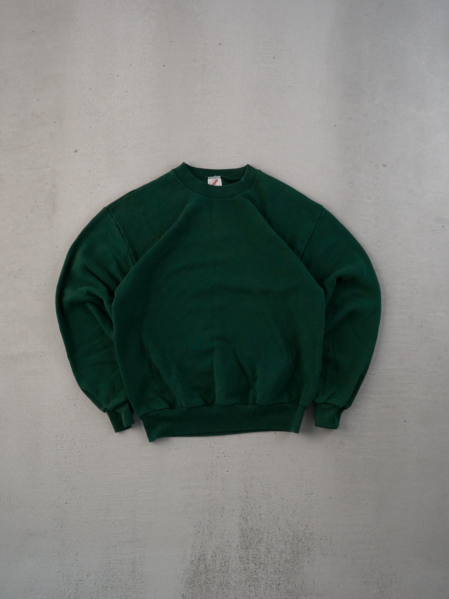Vintage 90s Pine Green Jerzees Blank Crewneck (S)