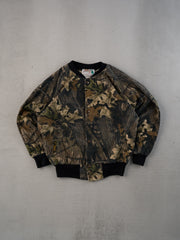 Vintage 90s Green Realtree Camo Light Weight Bomber Jacket (M)