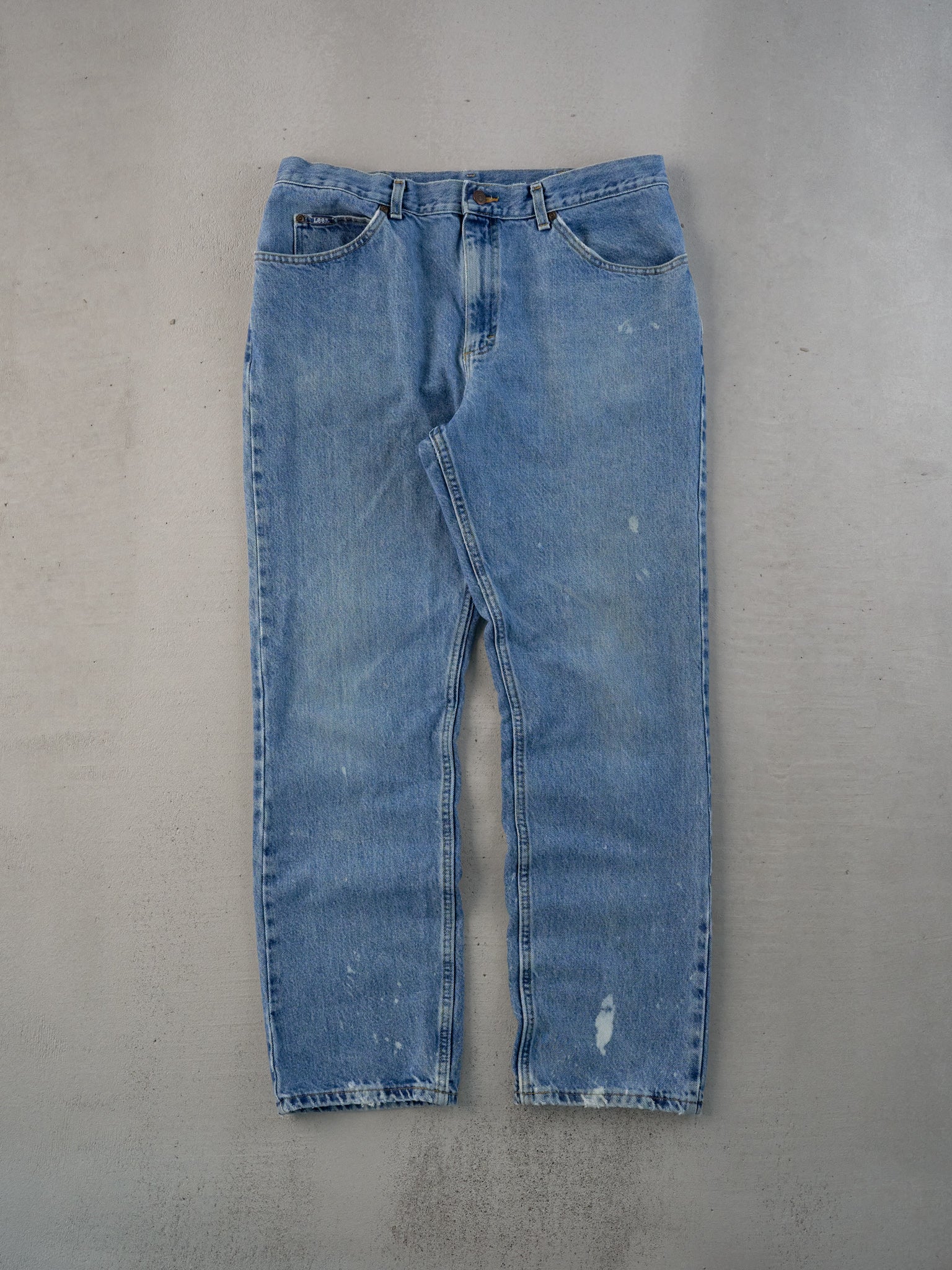 Vintage 90s Blue Lee Denim Jeans (35x31)