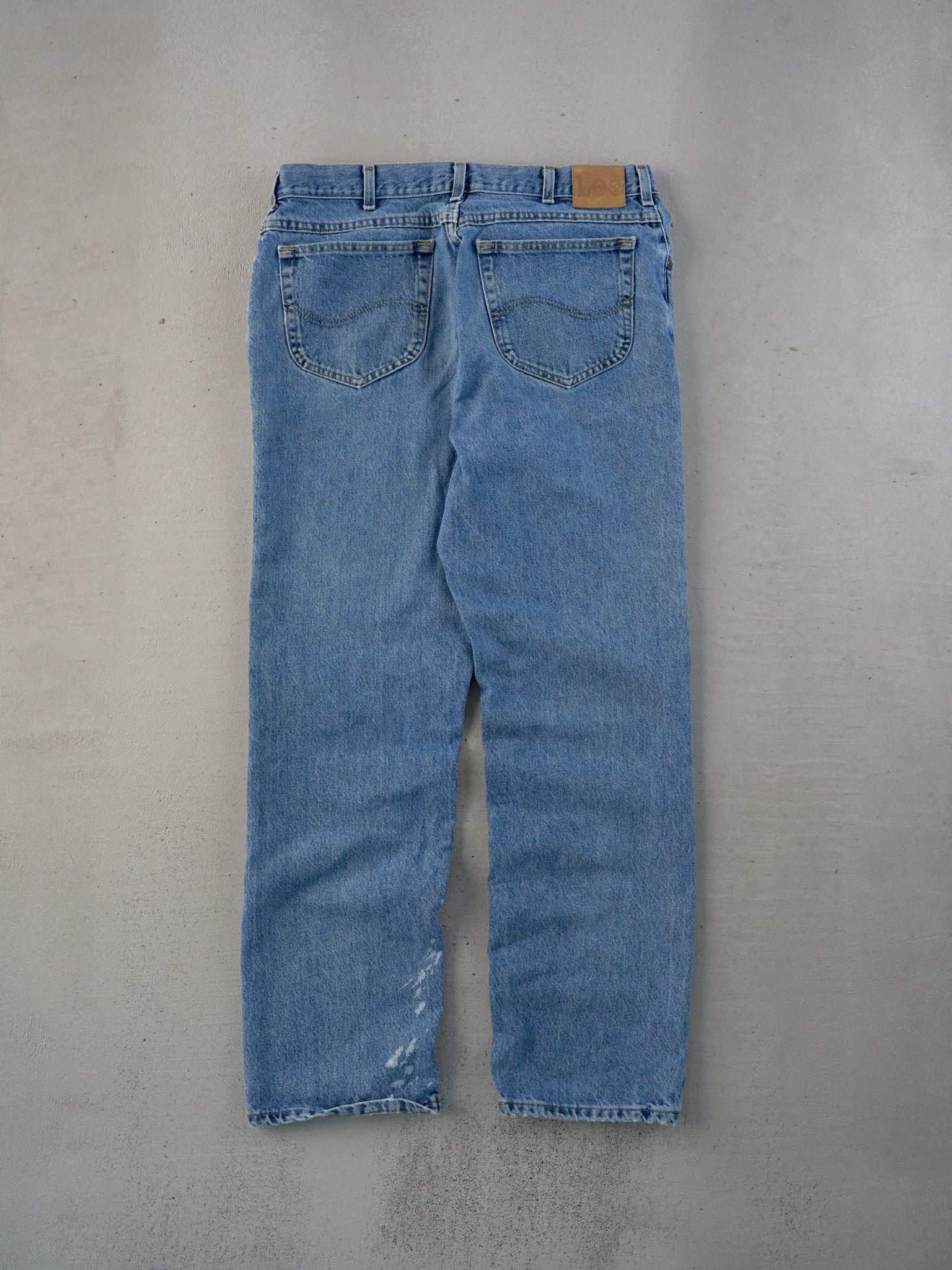 Vintage 90s Blue Lee Denim Jeans (35x31)