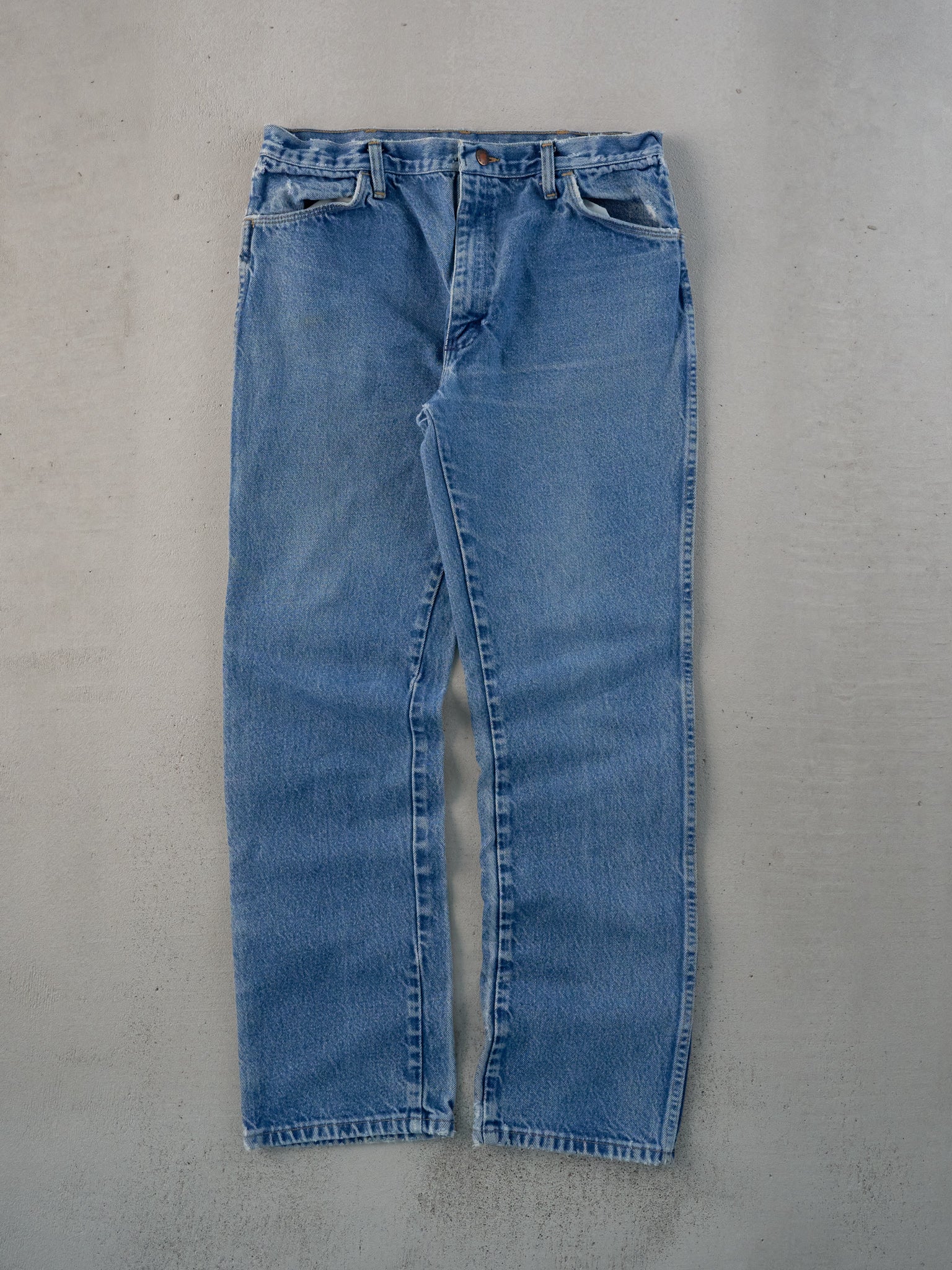 Vintage 70s Blue Rustler Denim Jeans (32x28)
