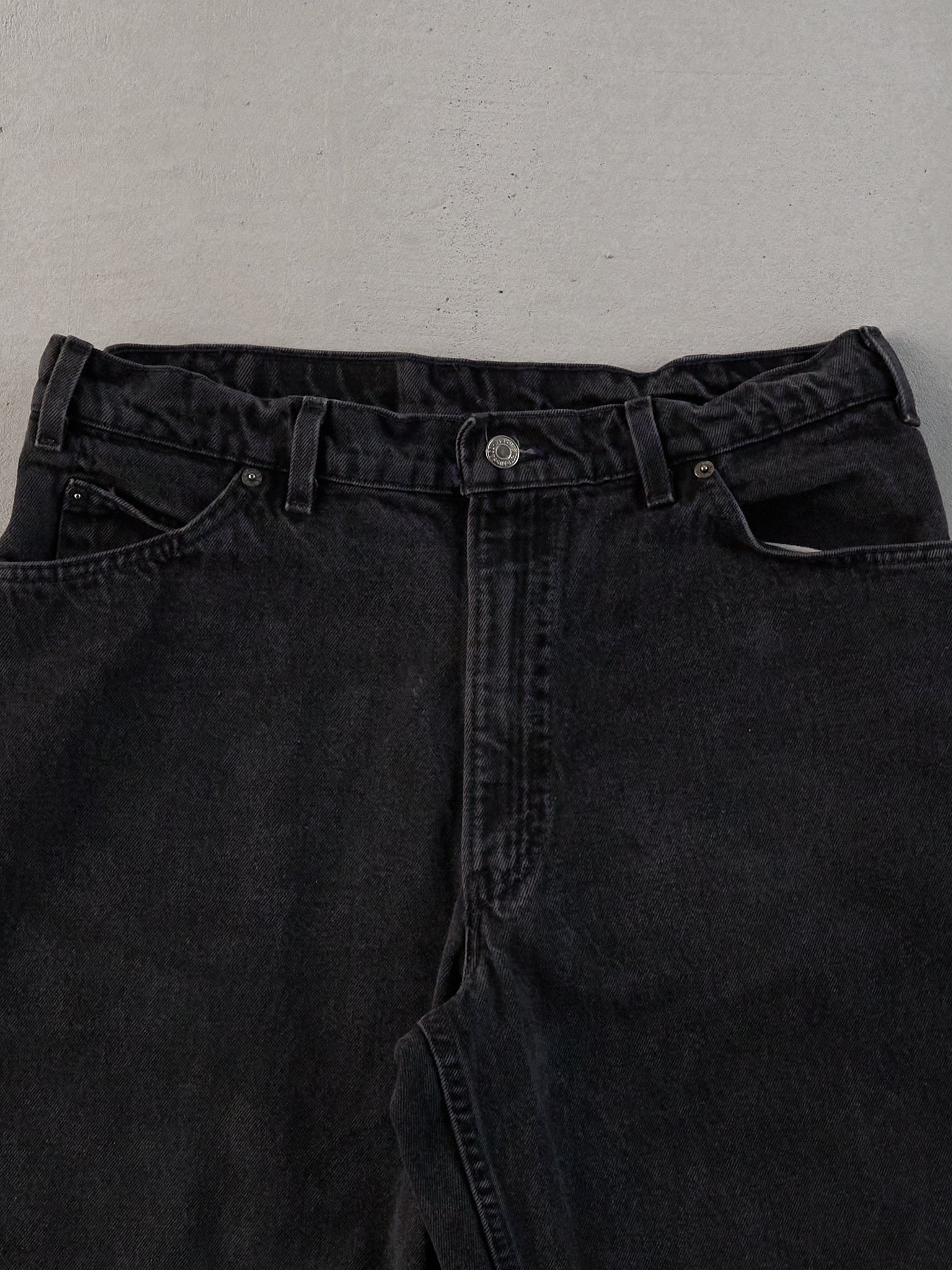 Vintage 70s Black Levi's 560 Denim Shorts (34x9)