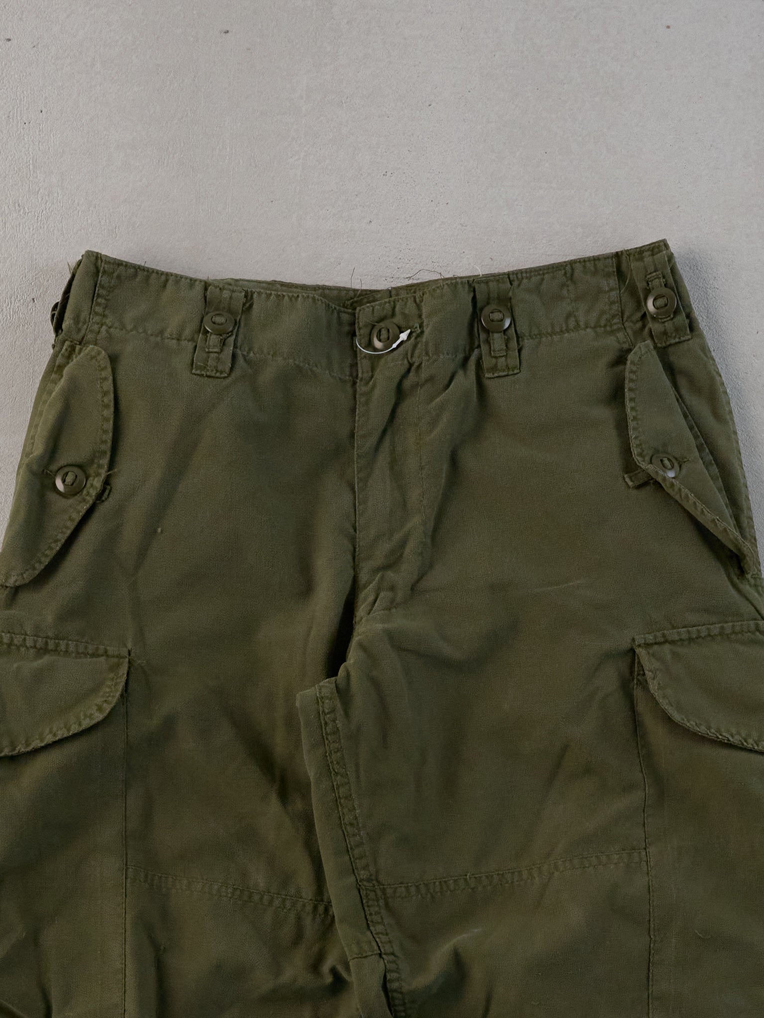 Vintage 90s Green Army Parachute Cargo Pants (30x24)