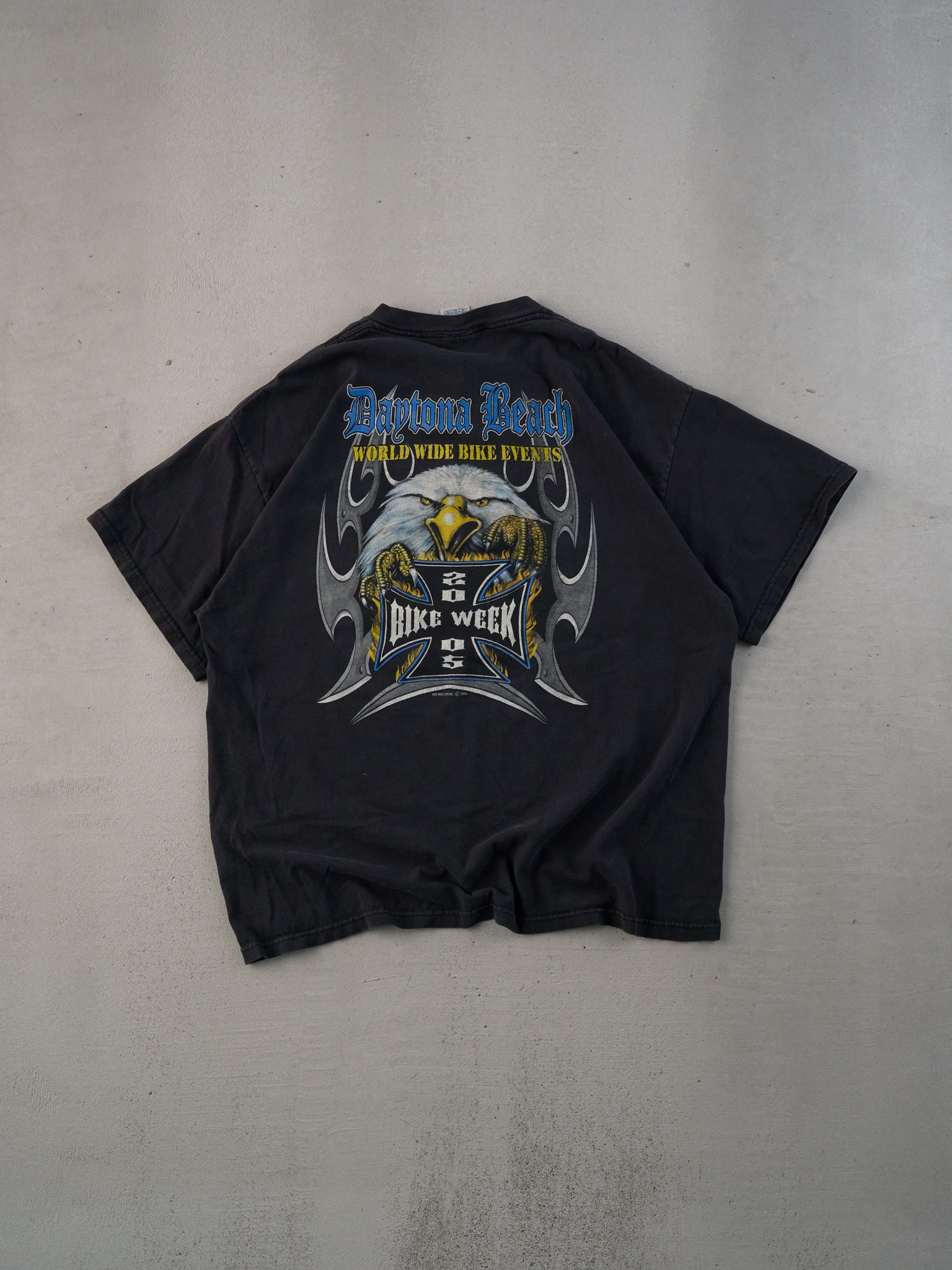 Vintage 05' Black Daytona Beach Bikers Tee (M)