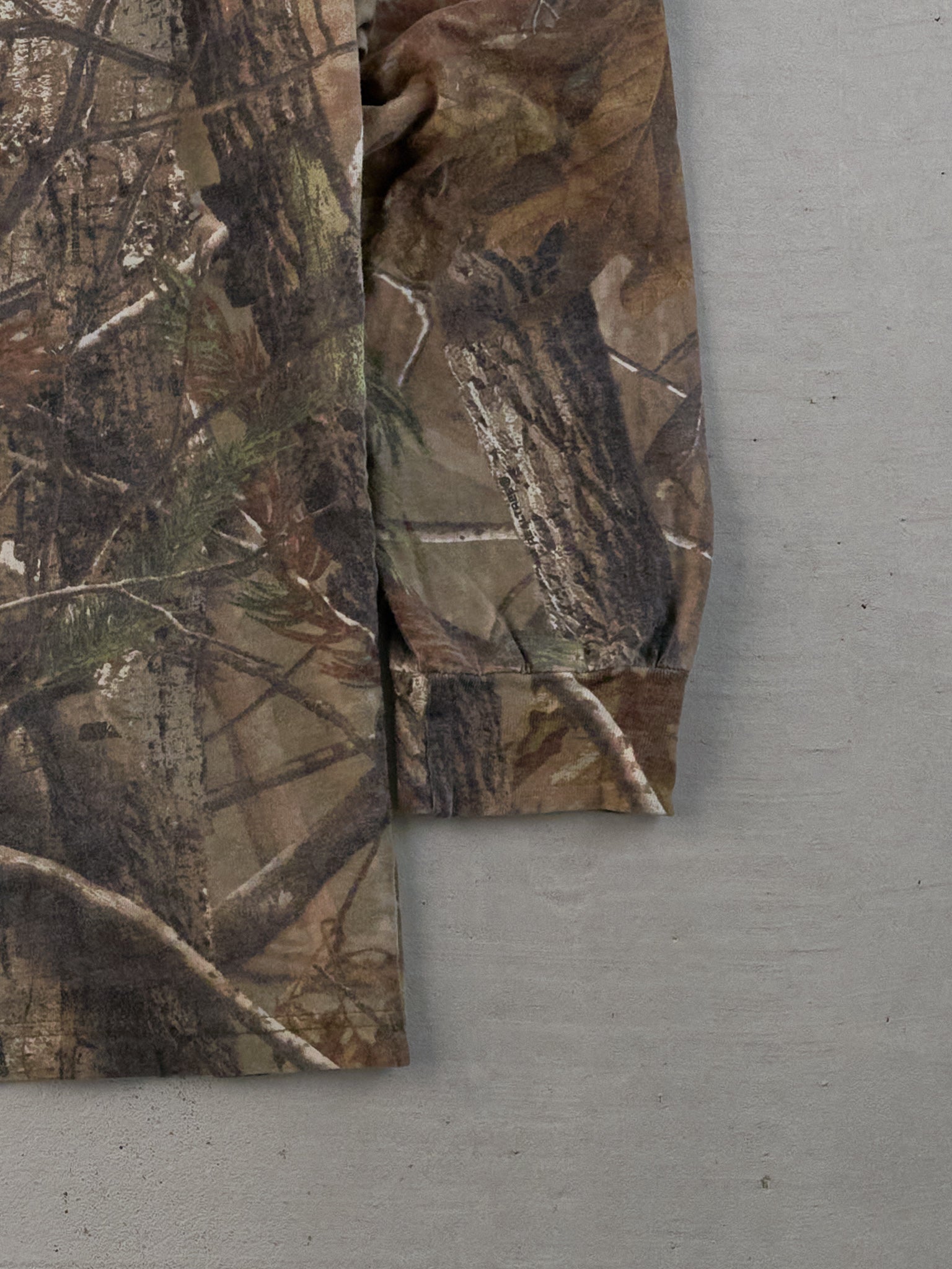 Vintage 90s Green Realtree Camo Long-sleeve (M)