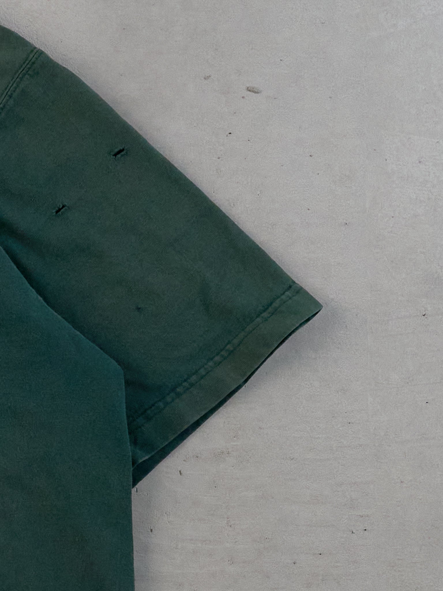 Vintage Y2k Washed Green Carhartt Blank Pocket Tee (L)
