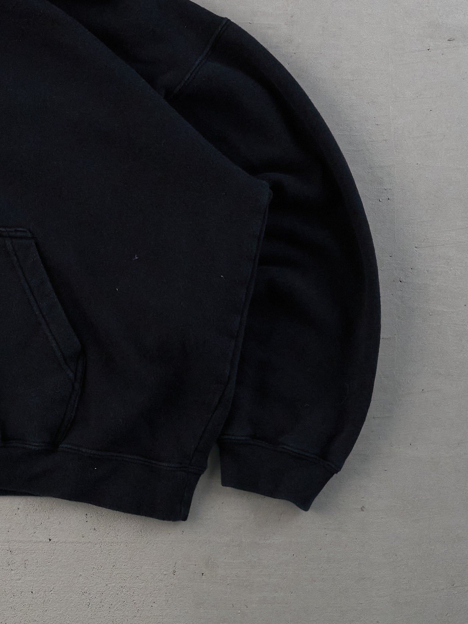 Vintage 90s Black Lavon Sportswear Blank Boxy Hoodie (L/XL)