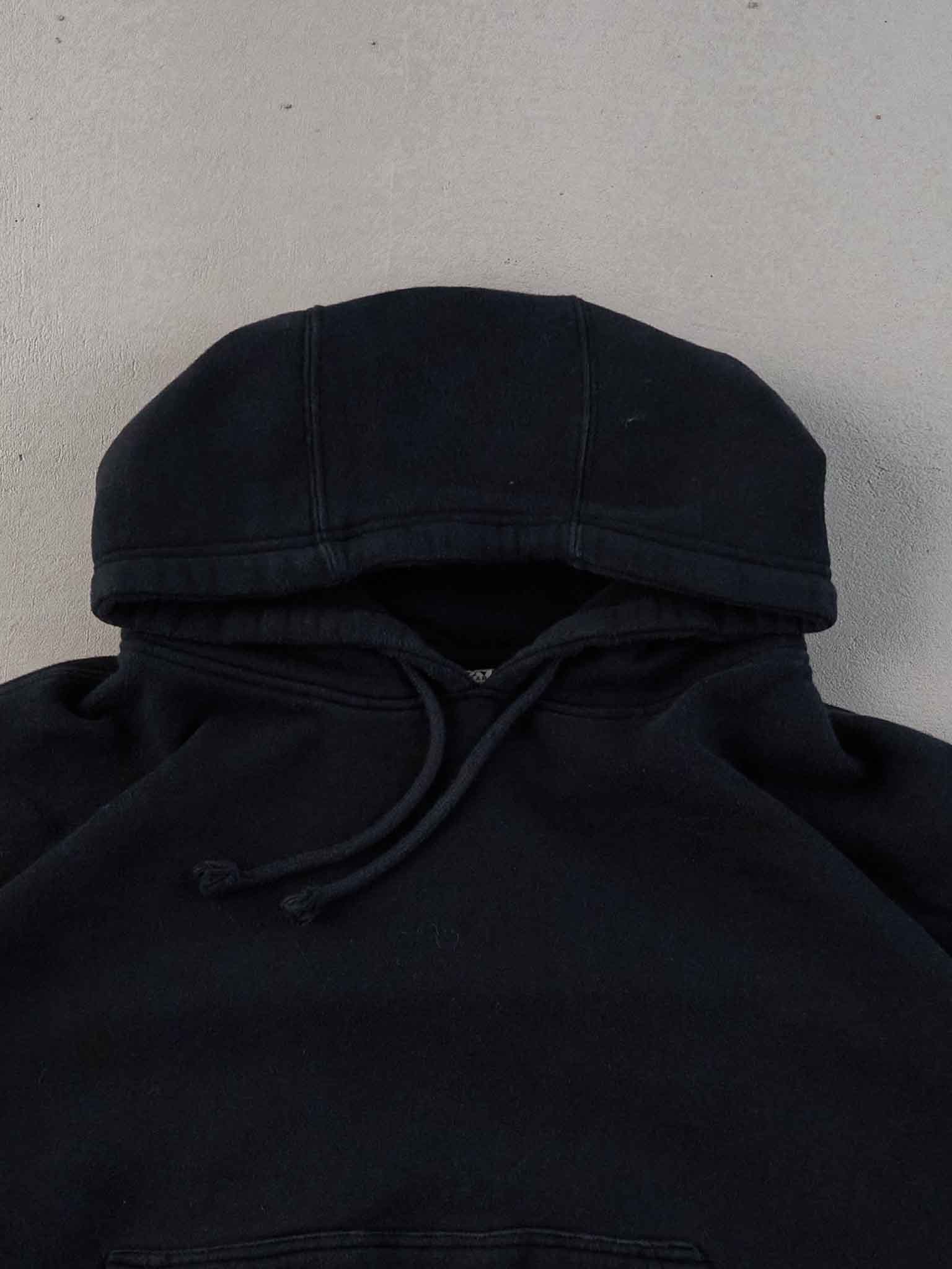 Vintage 90s Black Lavon Sportswear Blank Boxy Hoodie (L/XL)