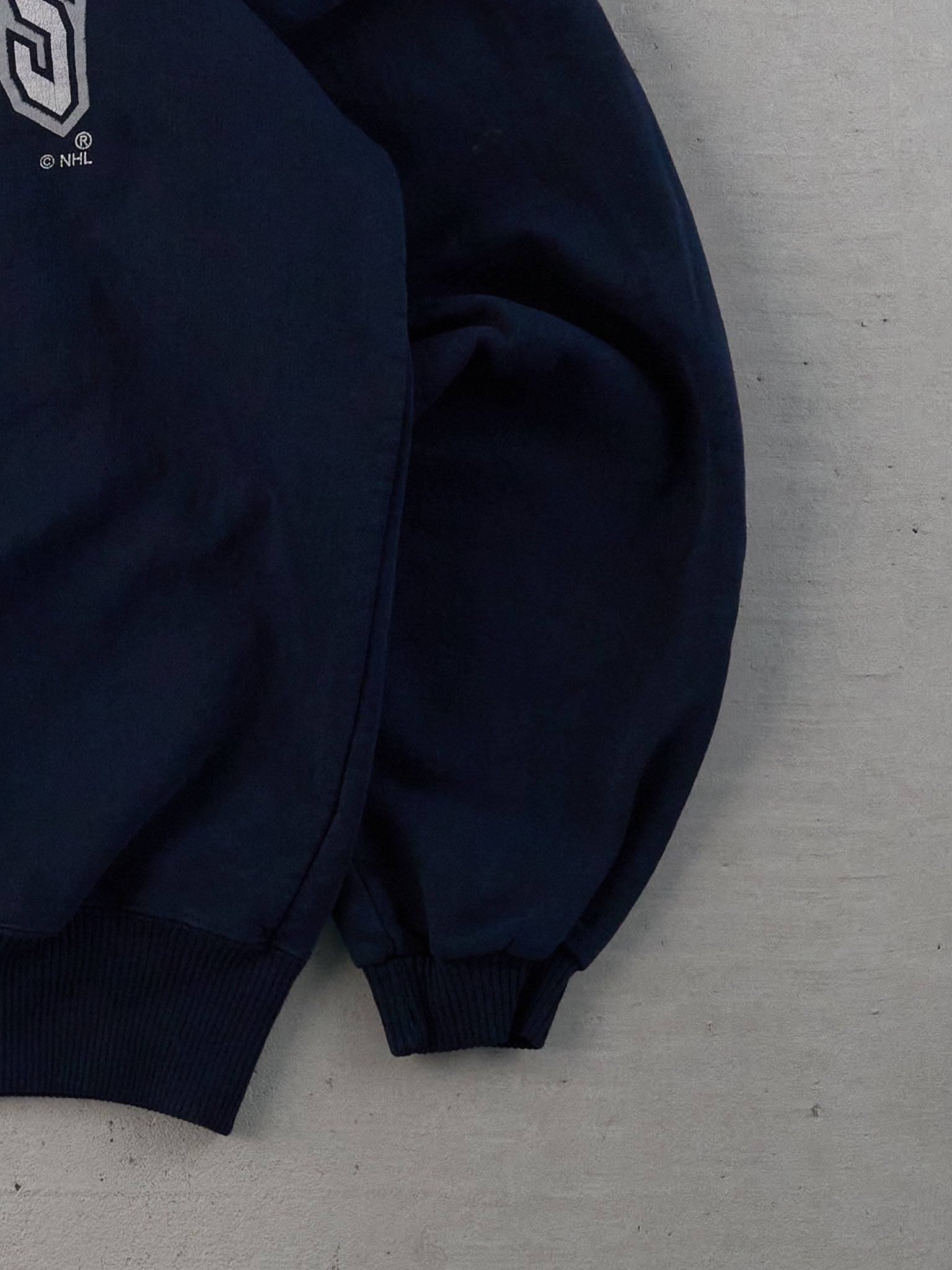 Vintage 90s Navy Blue Toronto Maple Leads CCM NHL Crewneck (M)