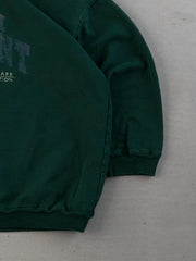 Vintage 90s Faded Green BUM Equipment Boxy Crewneck (L)