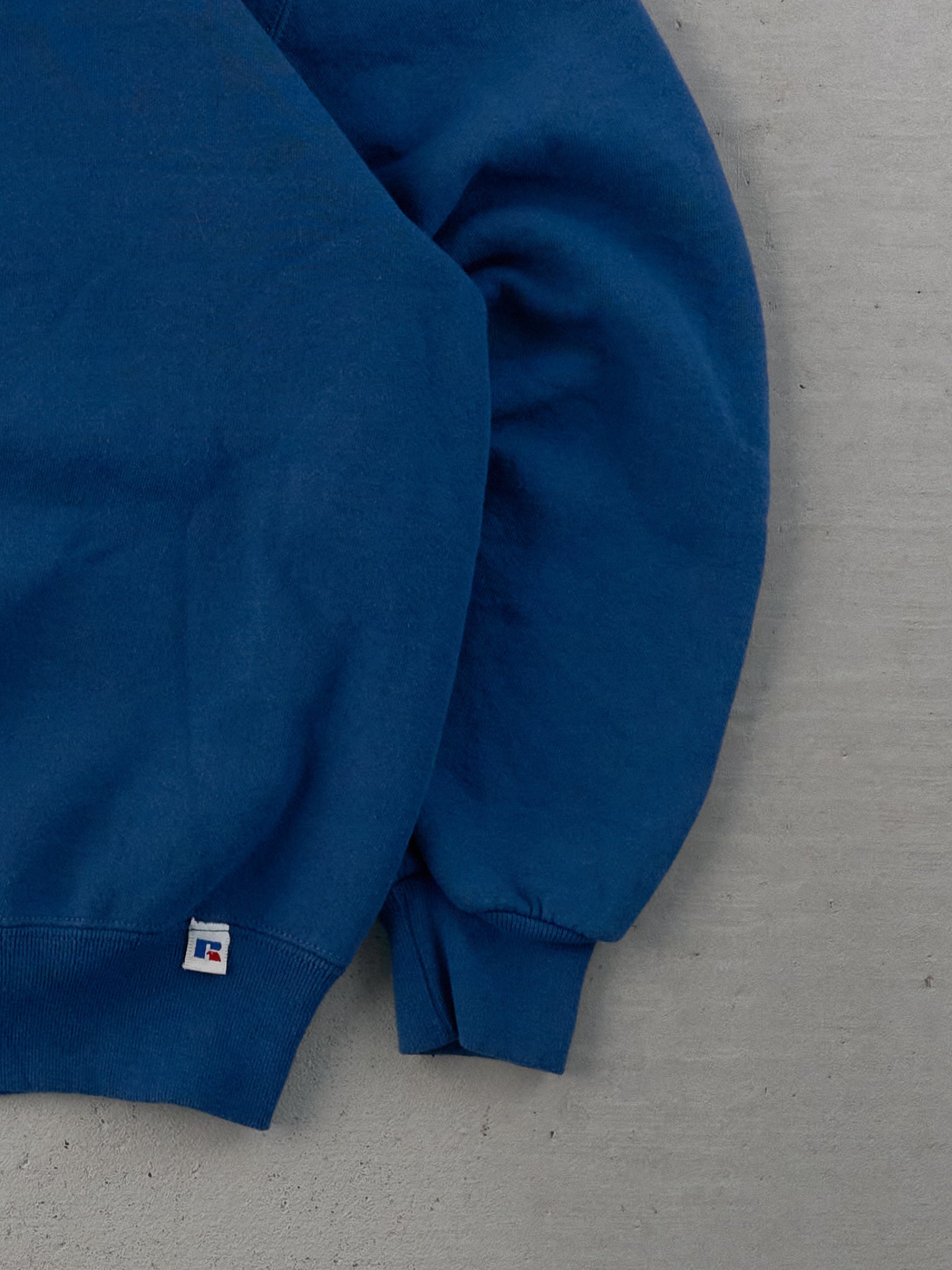 Vintage 90s Blue Russell Athletics Blank Crewneck (M)