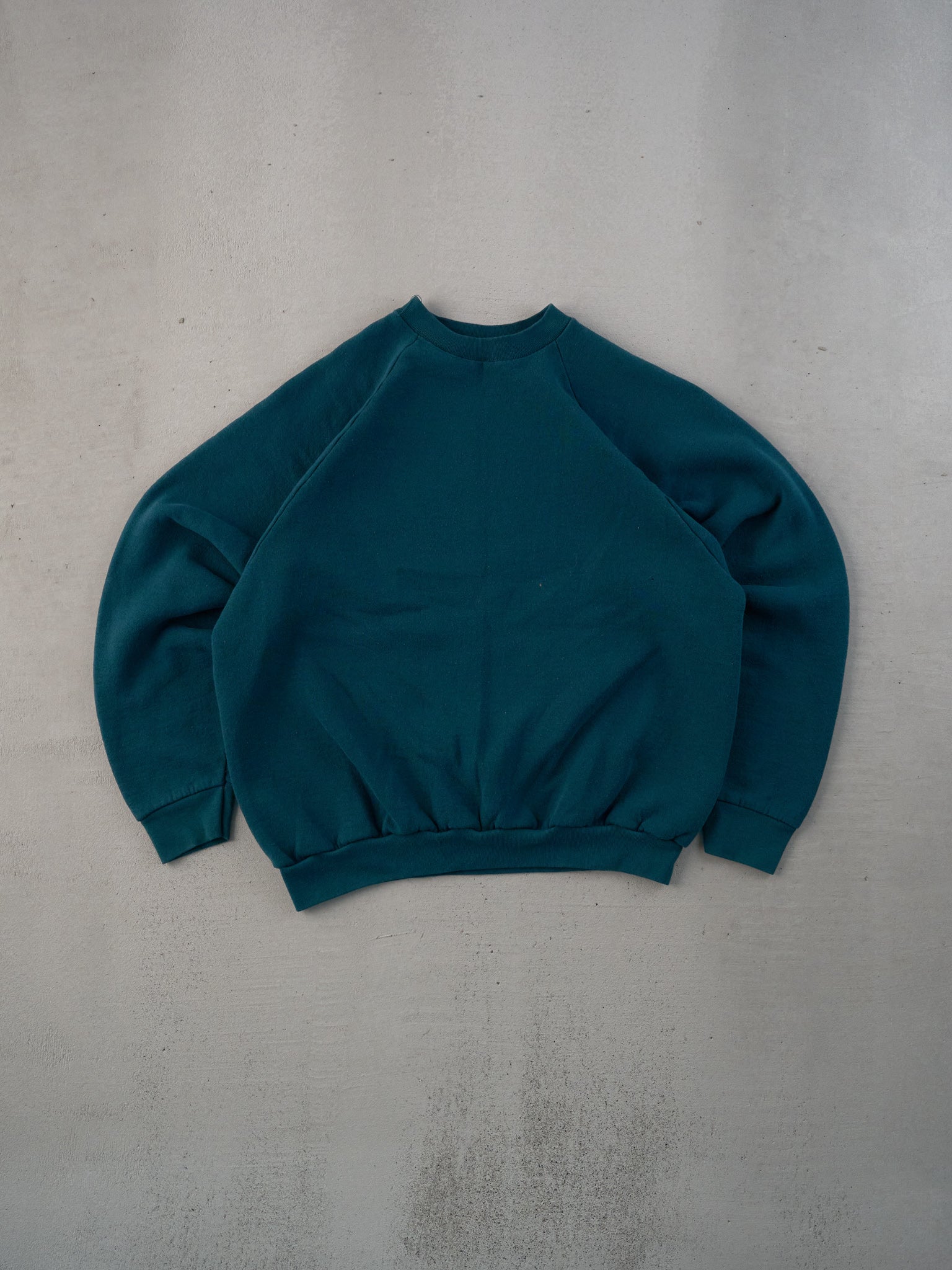 Vintage 90s Teal Green Prospirit Blank Crewneck (M/L)