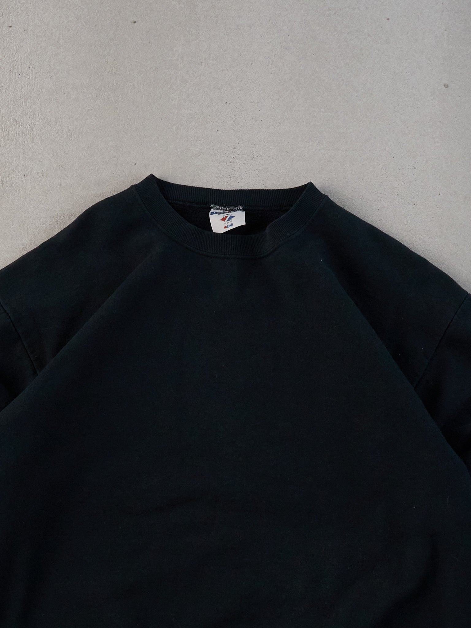 Vintage 90s Black Jerseys Blank Crewneck (M)