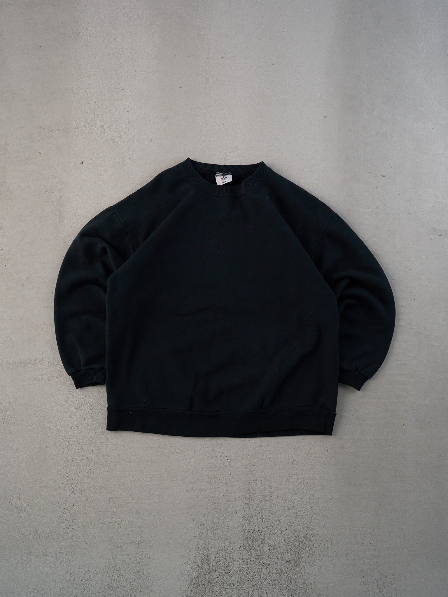 Vintage 90s Black Jerseys Blank Crewneck (M)