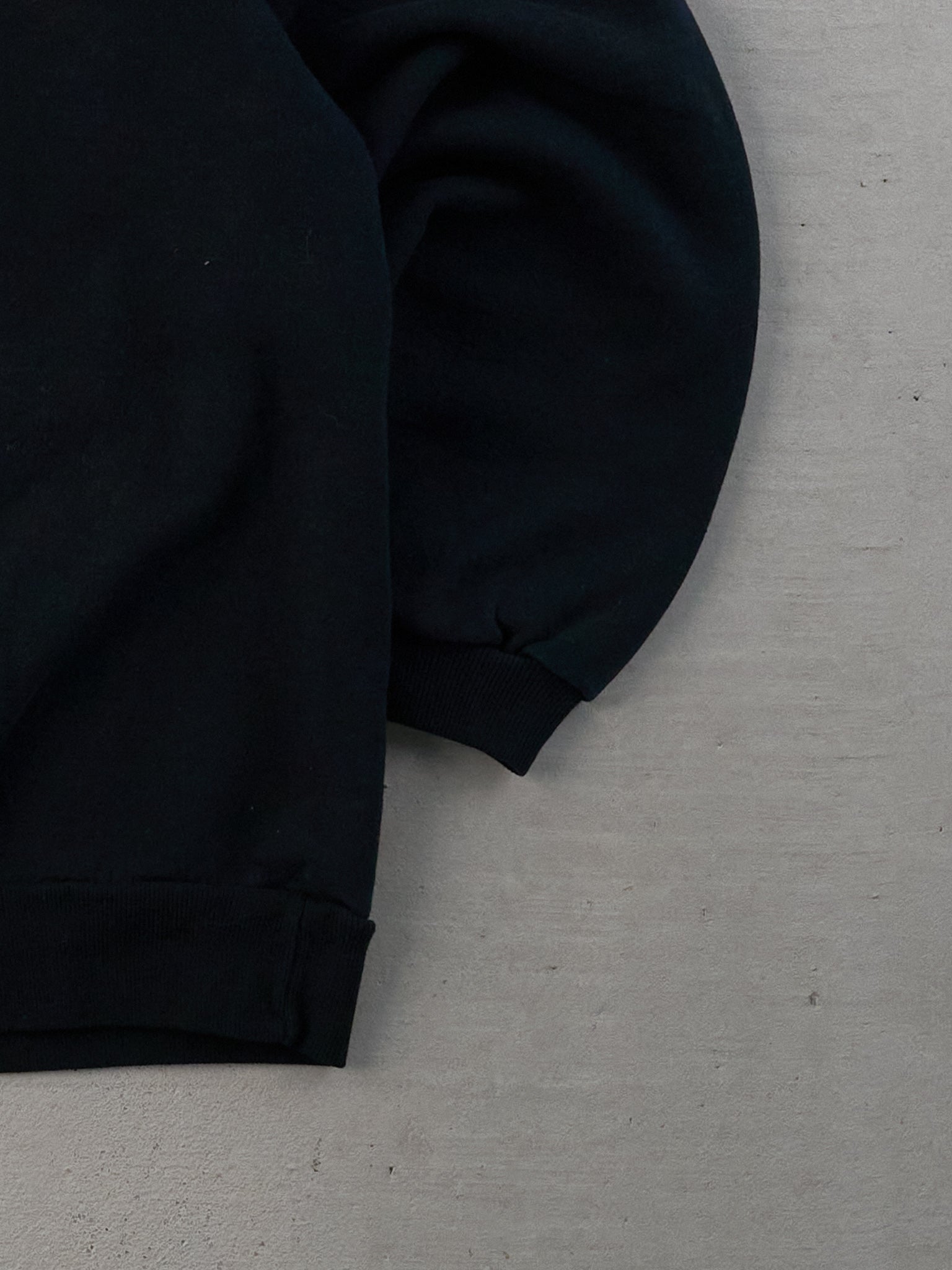Vintage 90s Black Jerseys Blank Crewneck (M)