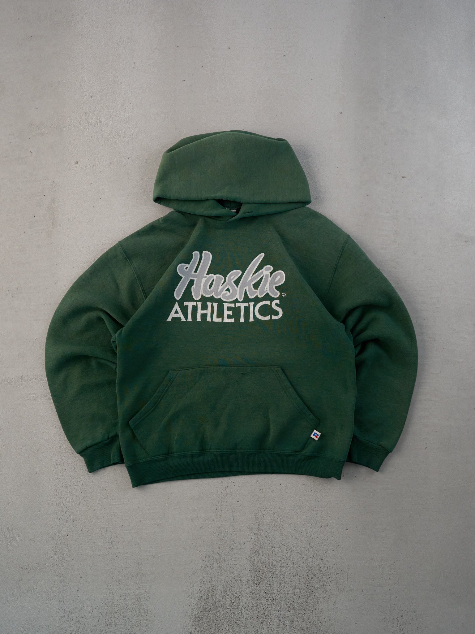 Vintage 90s Faded Green Huskie Athletics (S)