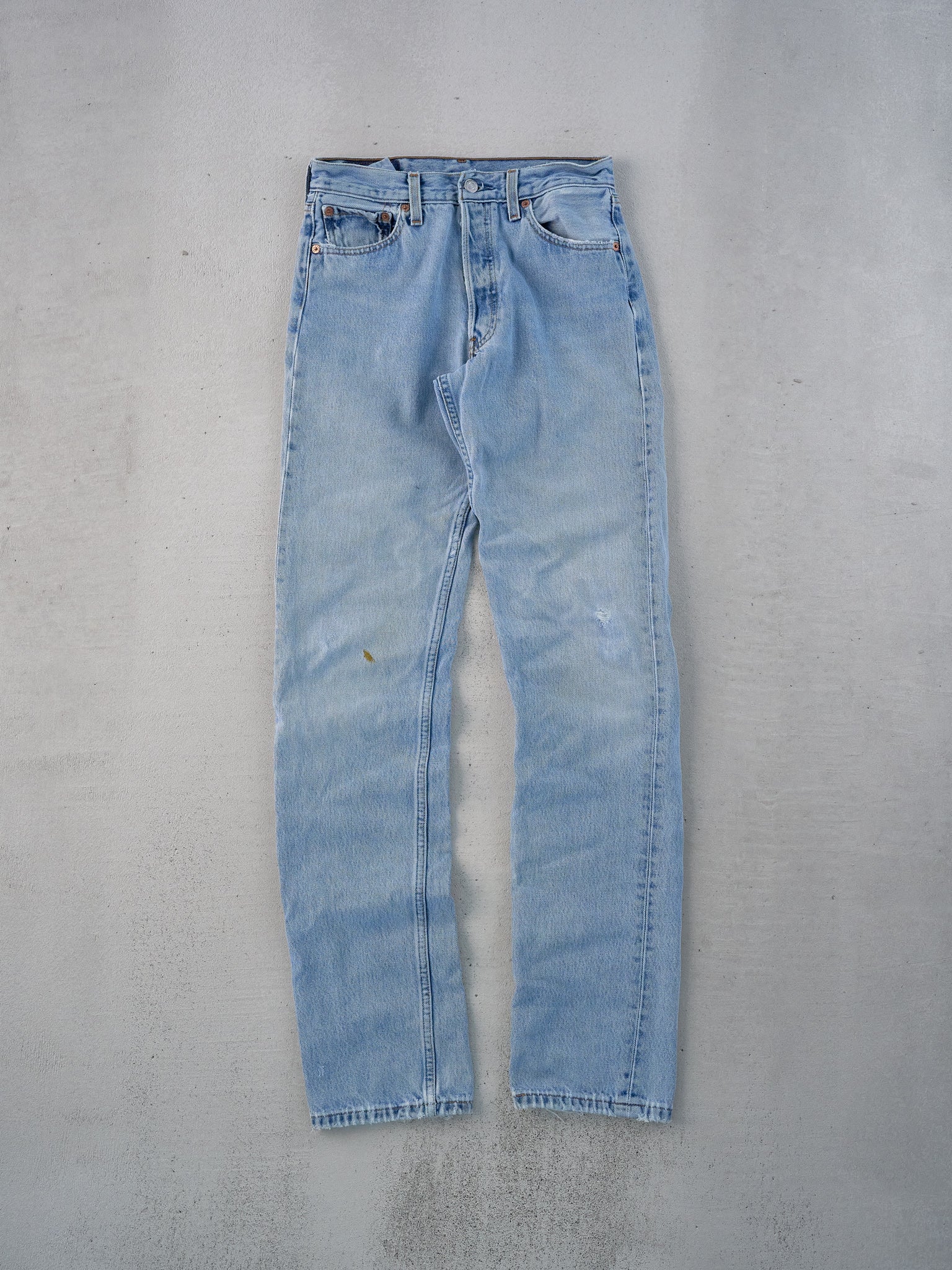 Vintage 90s Blue Levi's 501 Denim Jeans (27x34)