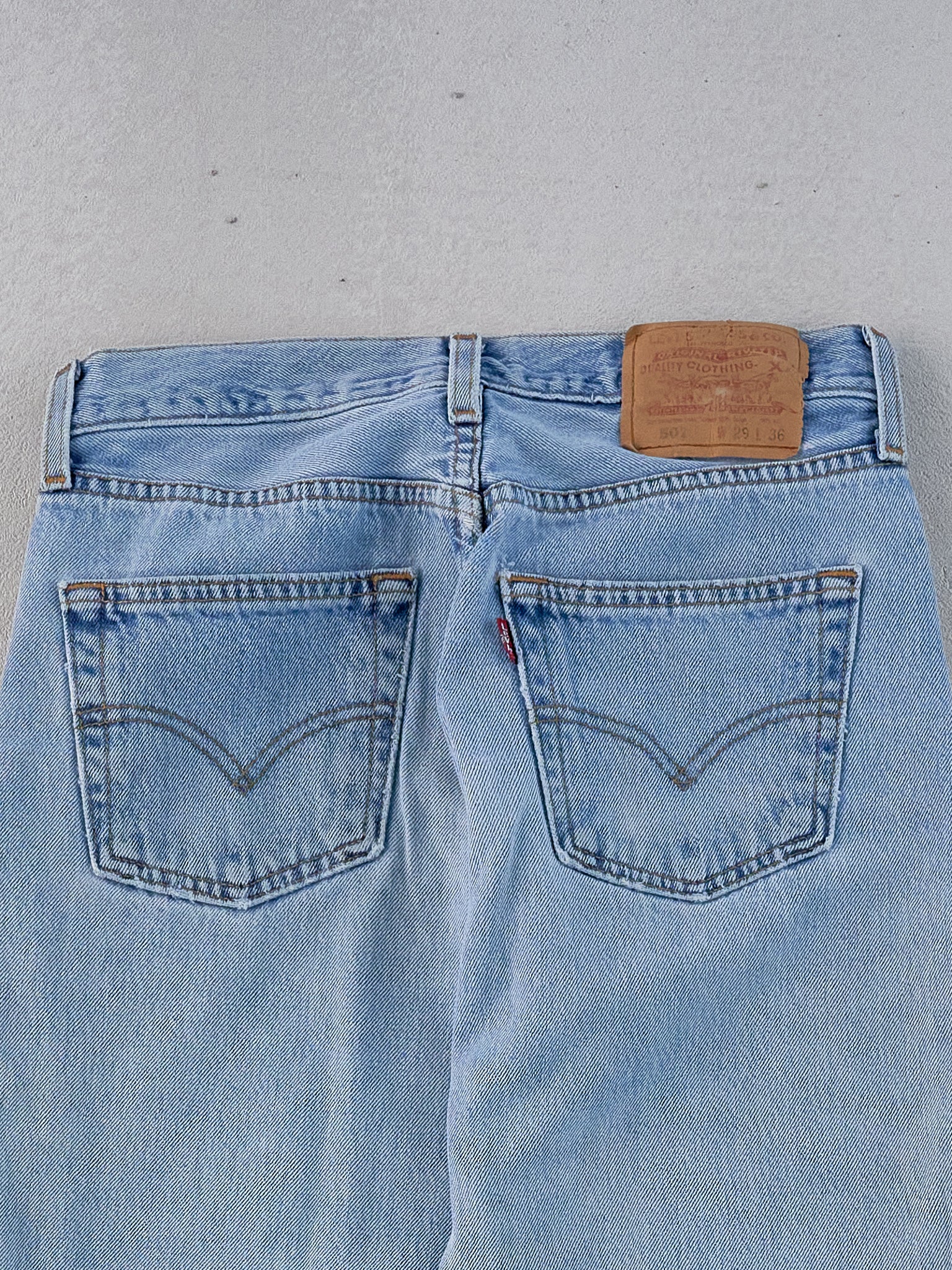 Vintage 90s Blue Levi's 501 Denim Jeans (27x34)