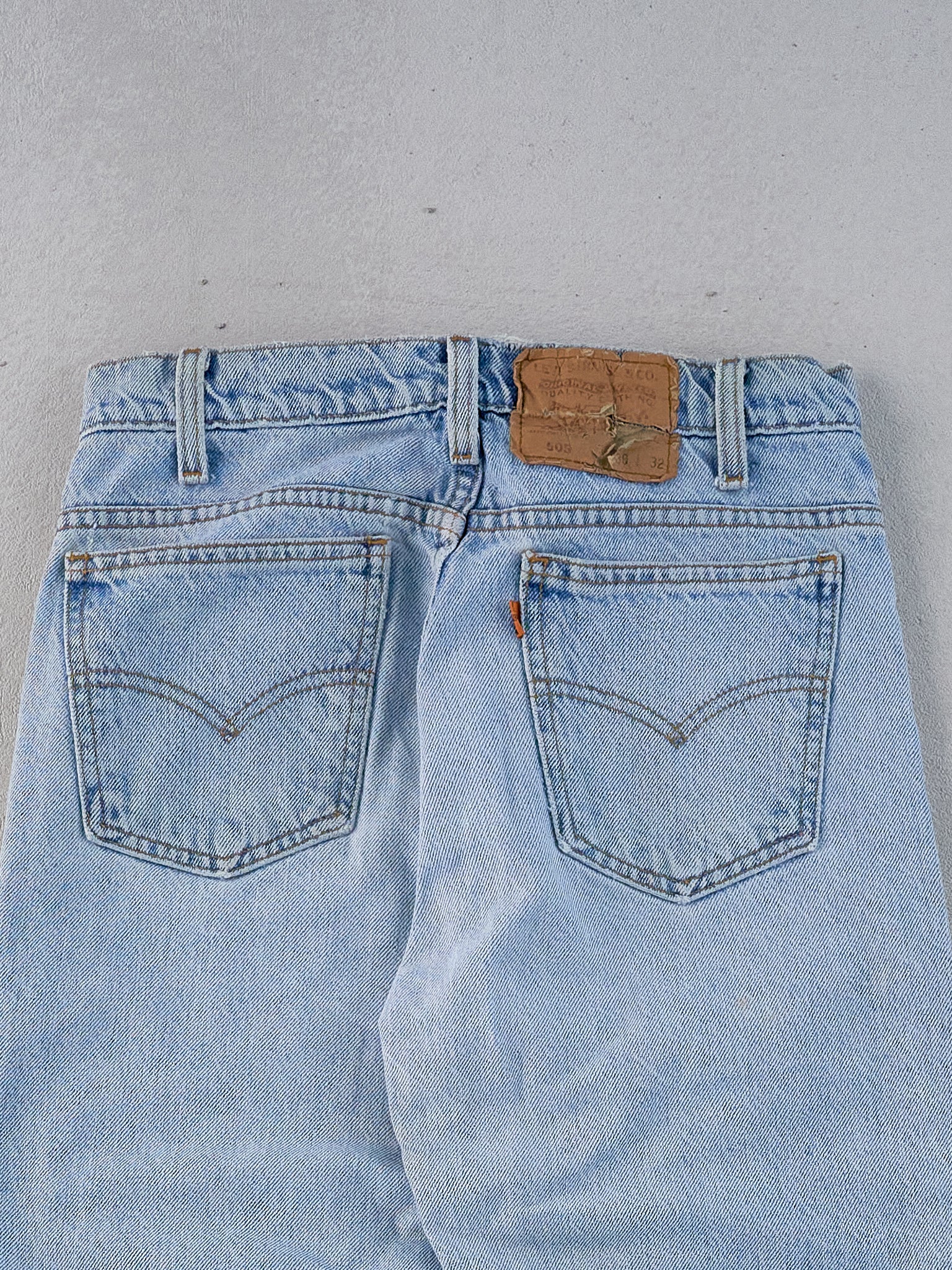 Vintage 70s Blue Levi's 505 Denim Jeans (28x30)