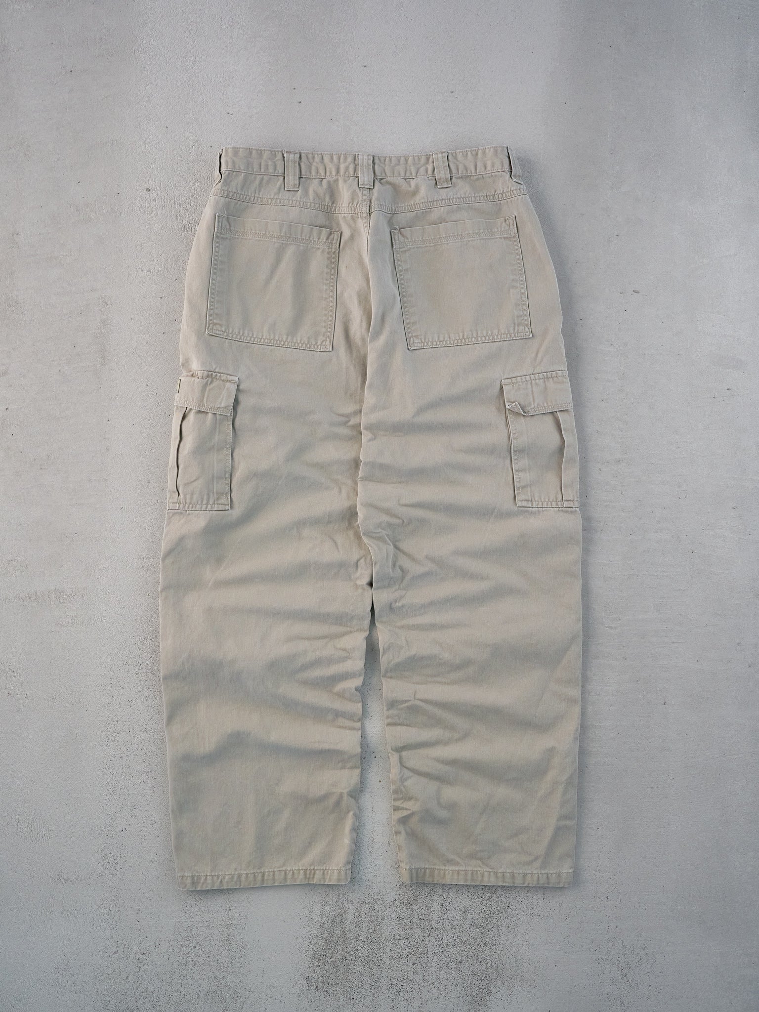 Vintage 90s Beige Wrangler Workwear Cargo Pants (34x30)