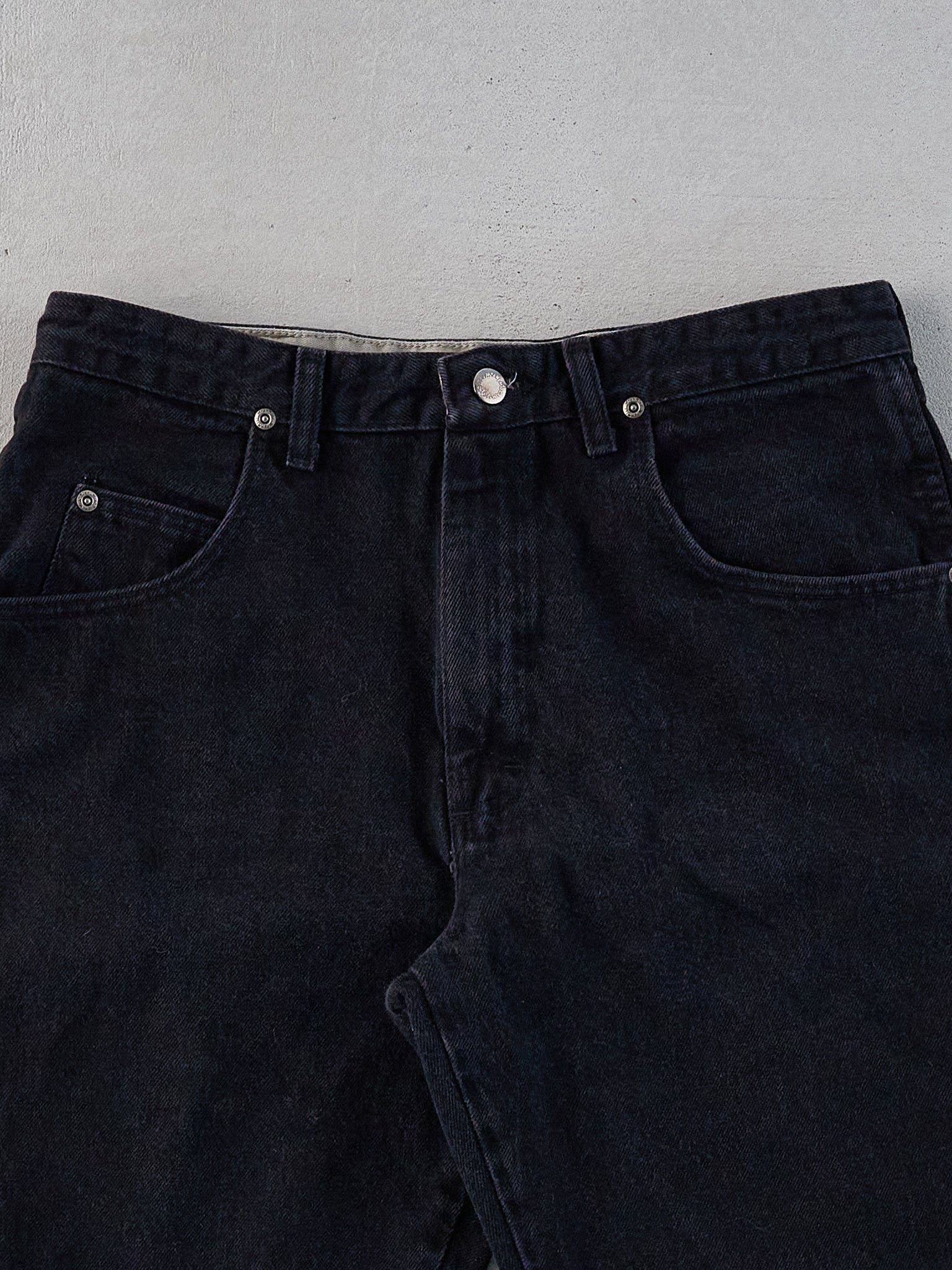 Vintage 90s Black Wrangler Denim Shorts (30x11)
