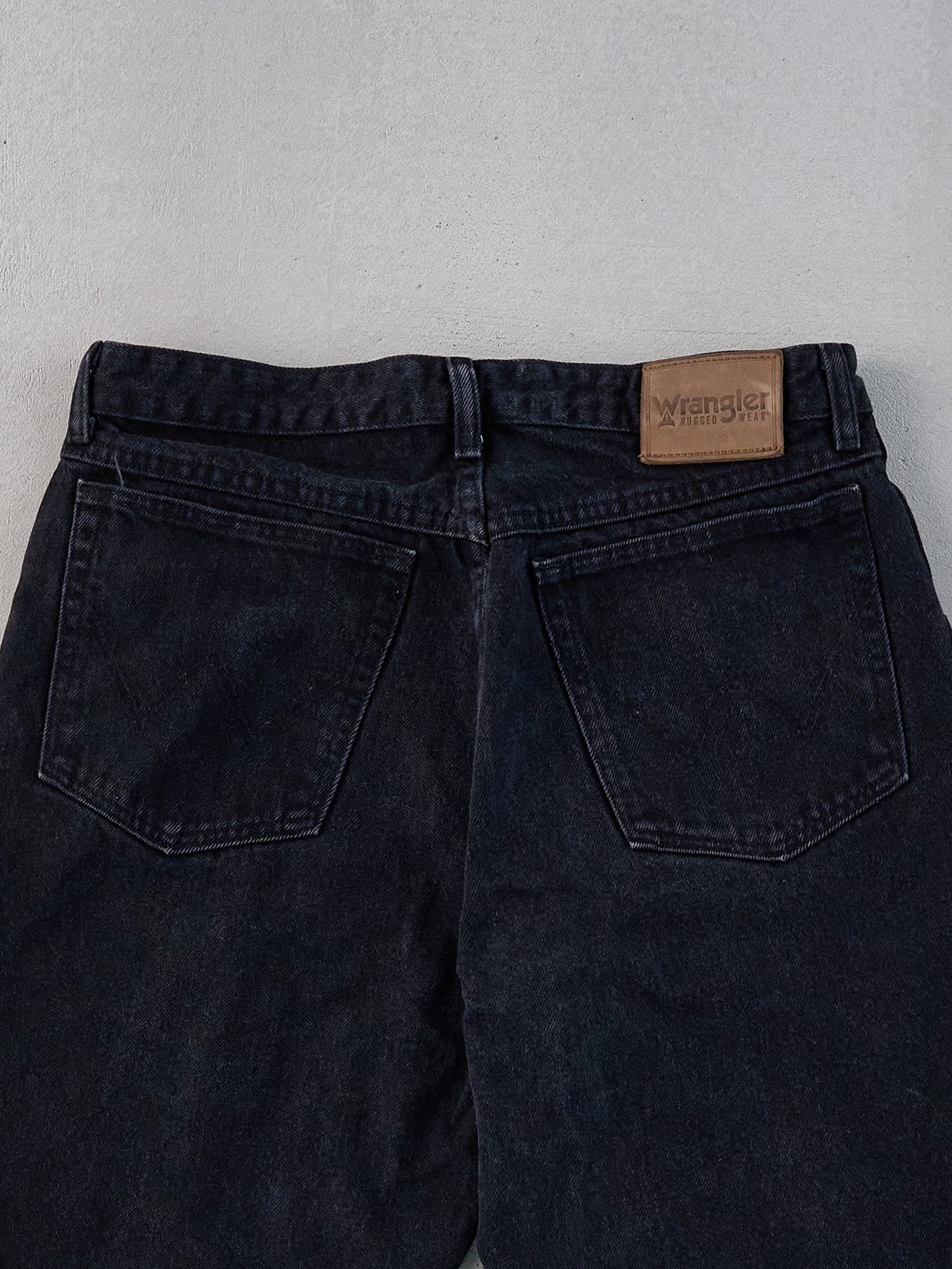 Vintage 90s Black Wrangler Denim Shorts (30x11)