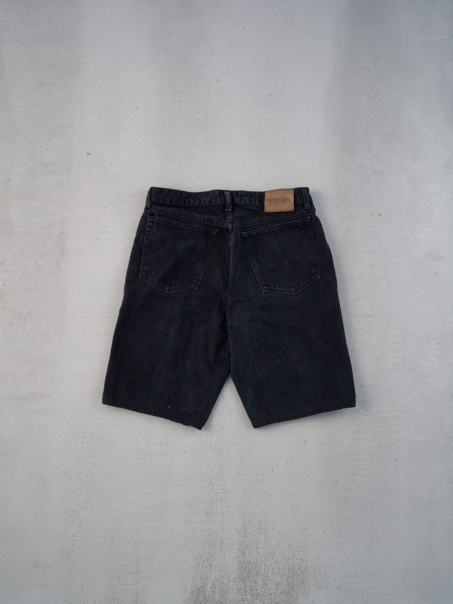 Vintage 90s Black Wrangler Denim Shorts (30x11)