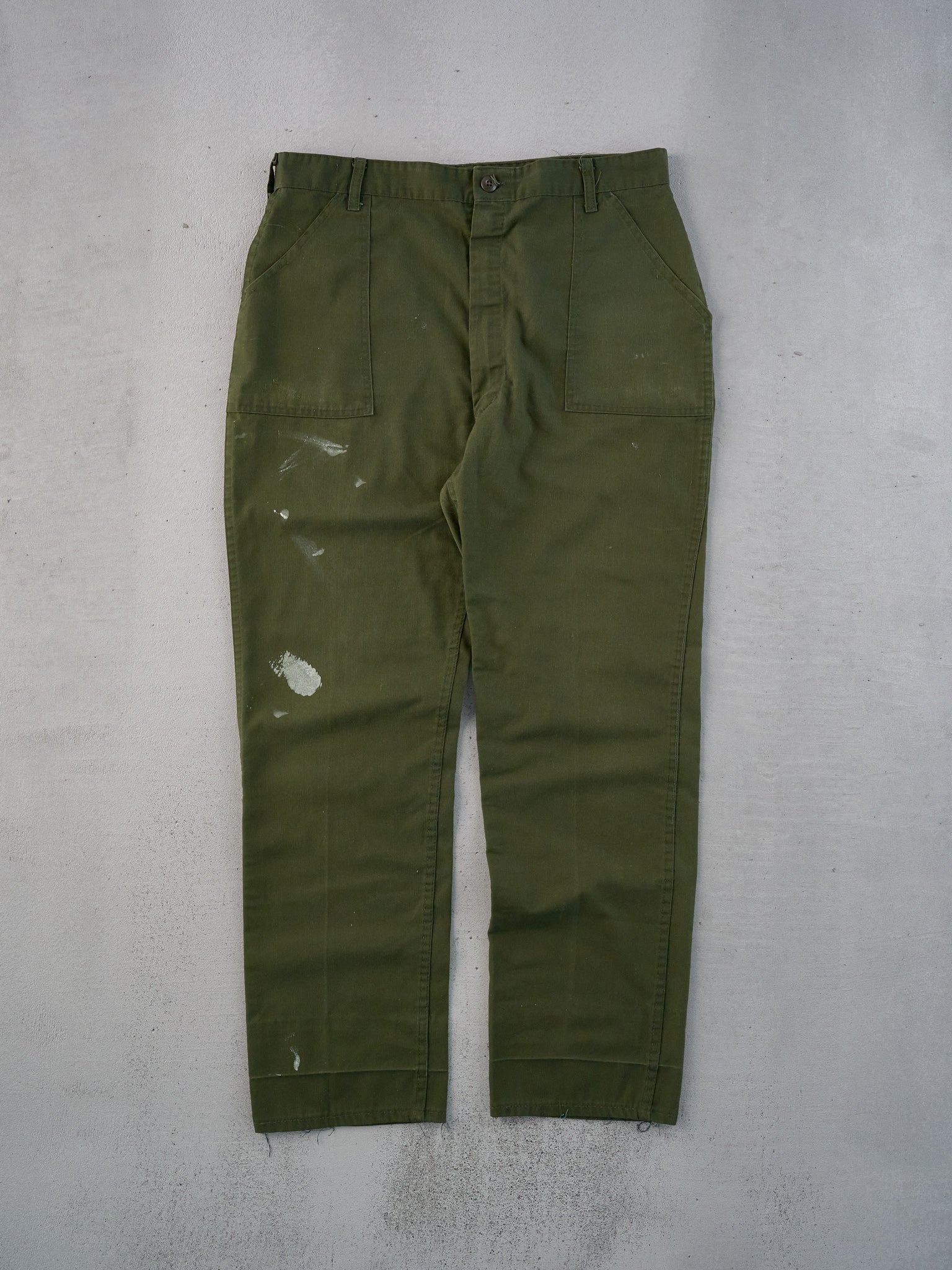 Vintage Green Army OG 107 Pants (35x32)