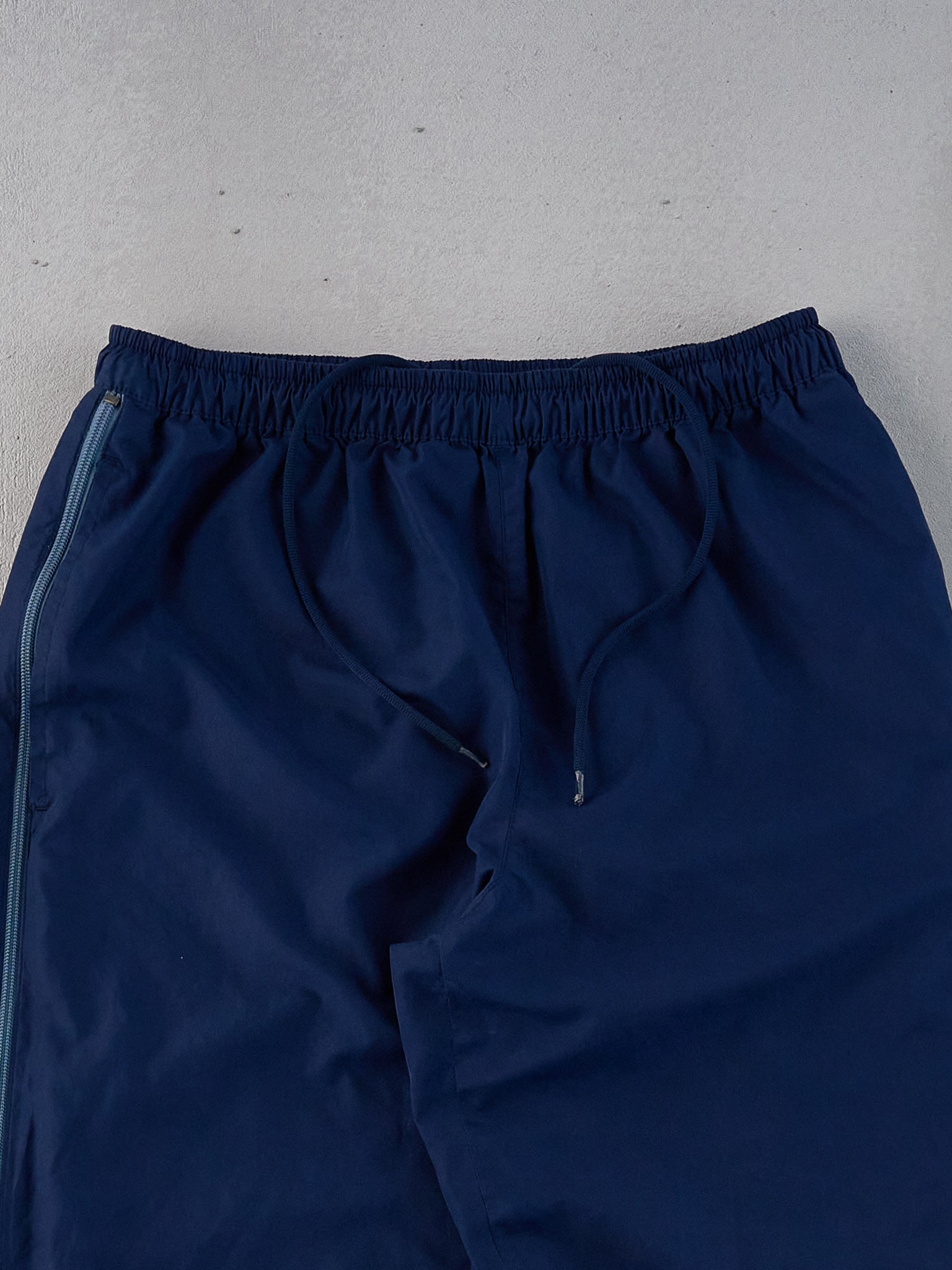 Vintage Y2k Navy Blue Nike Zip up Track Pants (30x33)