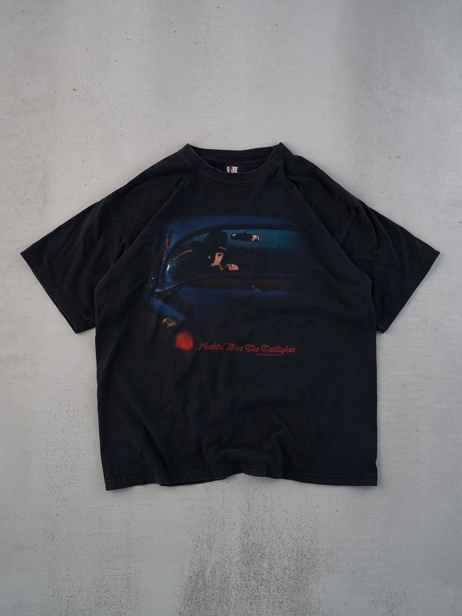Vintage 98' Black Clint Black Graphic Tee (L)