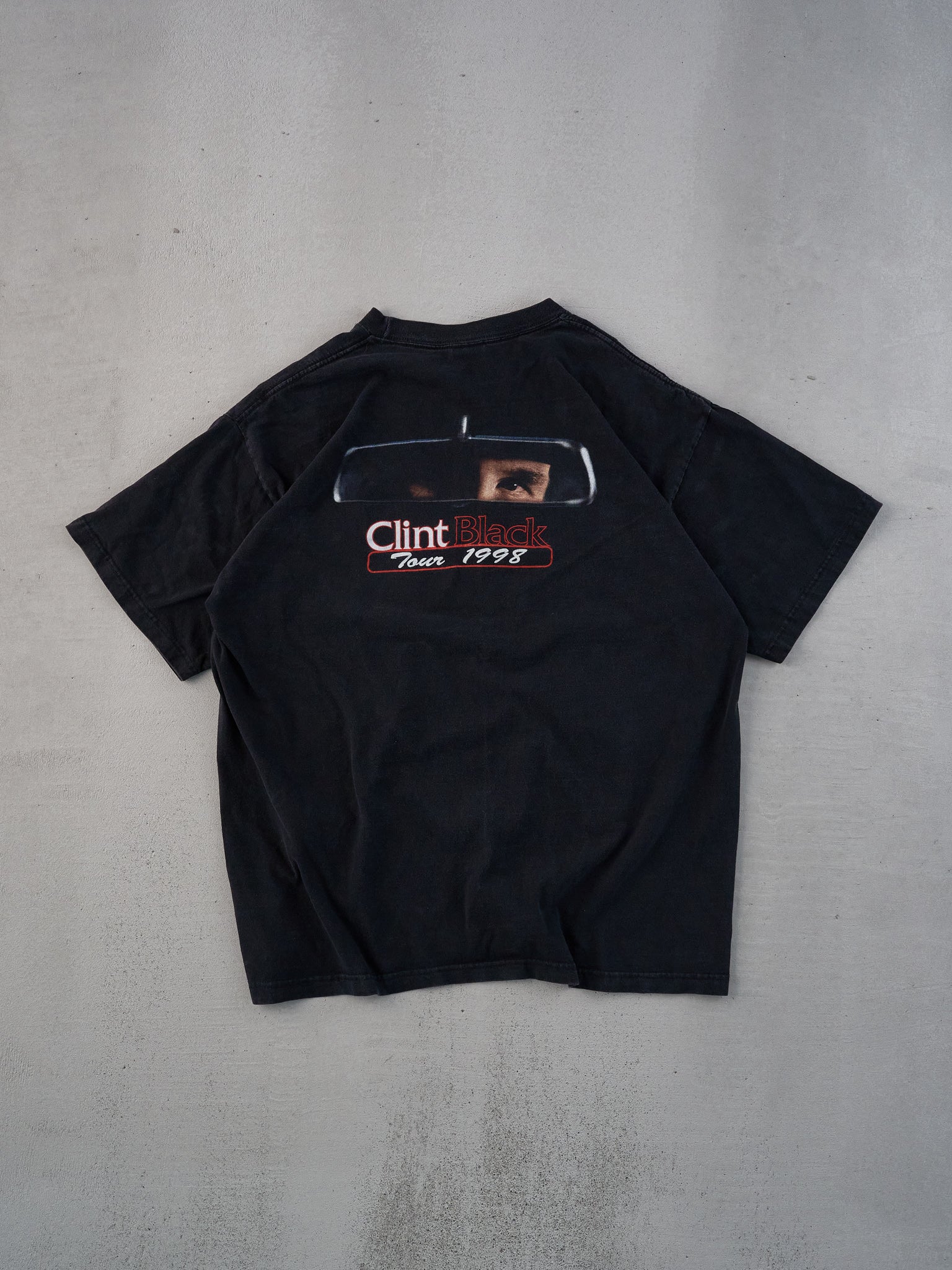 Vintage 98' Black Clint Black Graphic Tee (L)