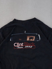 Vintage 98' Black Clint Black Graphic Tee (L)