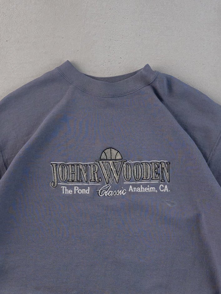 Vintage 90s Grey John Wooden Classic Graphic Crewneck (M/L)