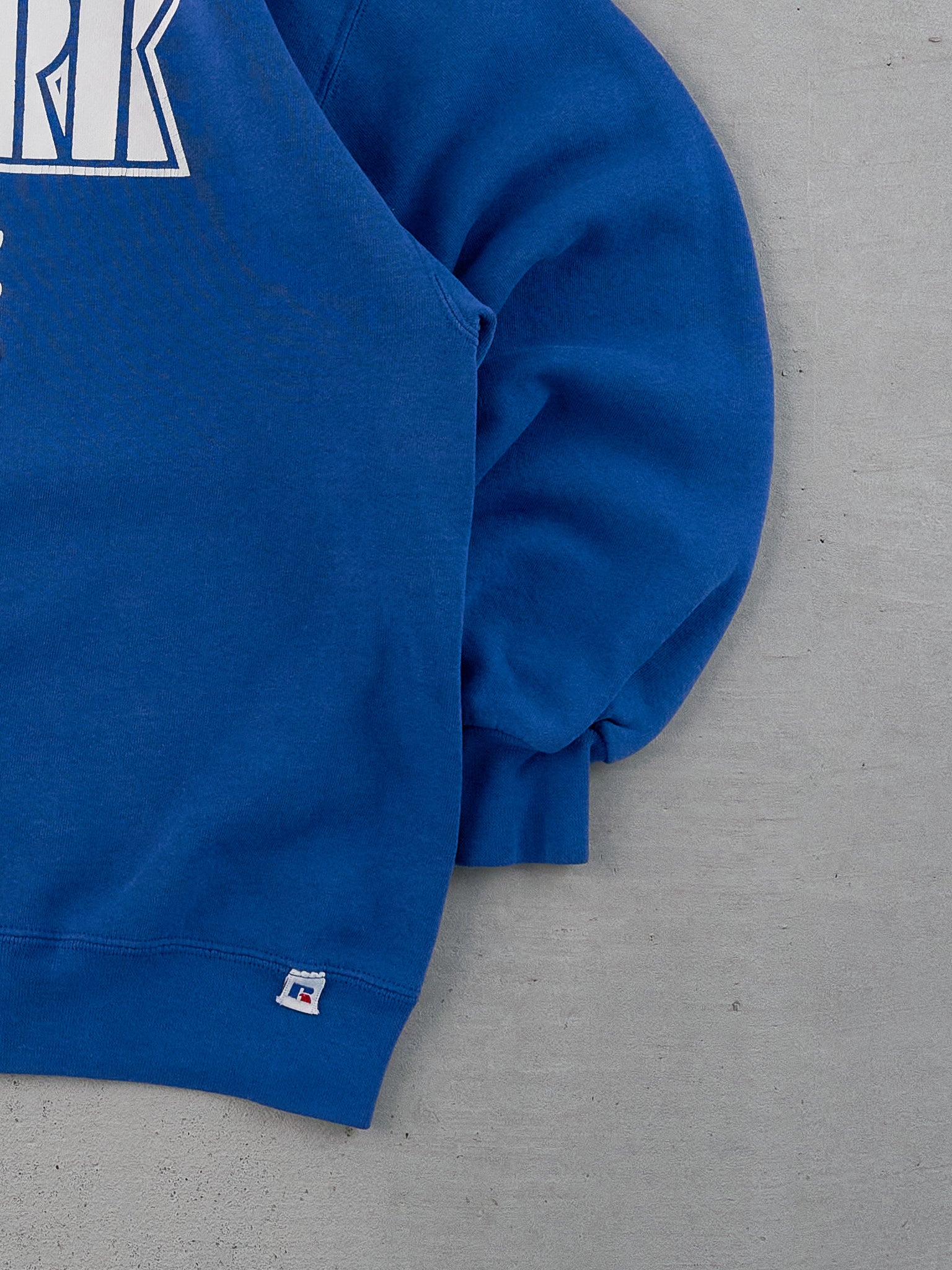 Vintage Royal Blue Vikings Newark Russell Athletics Crewneck (M)