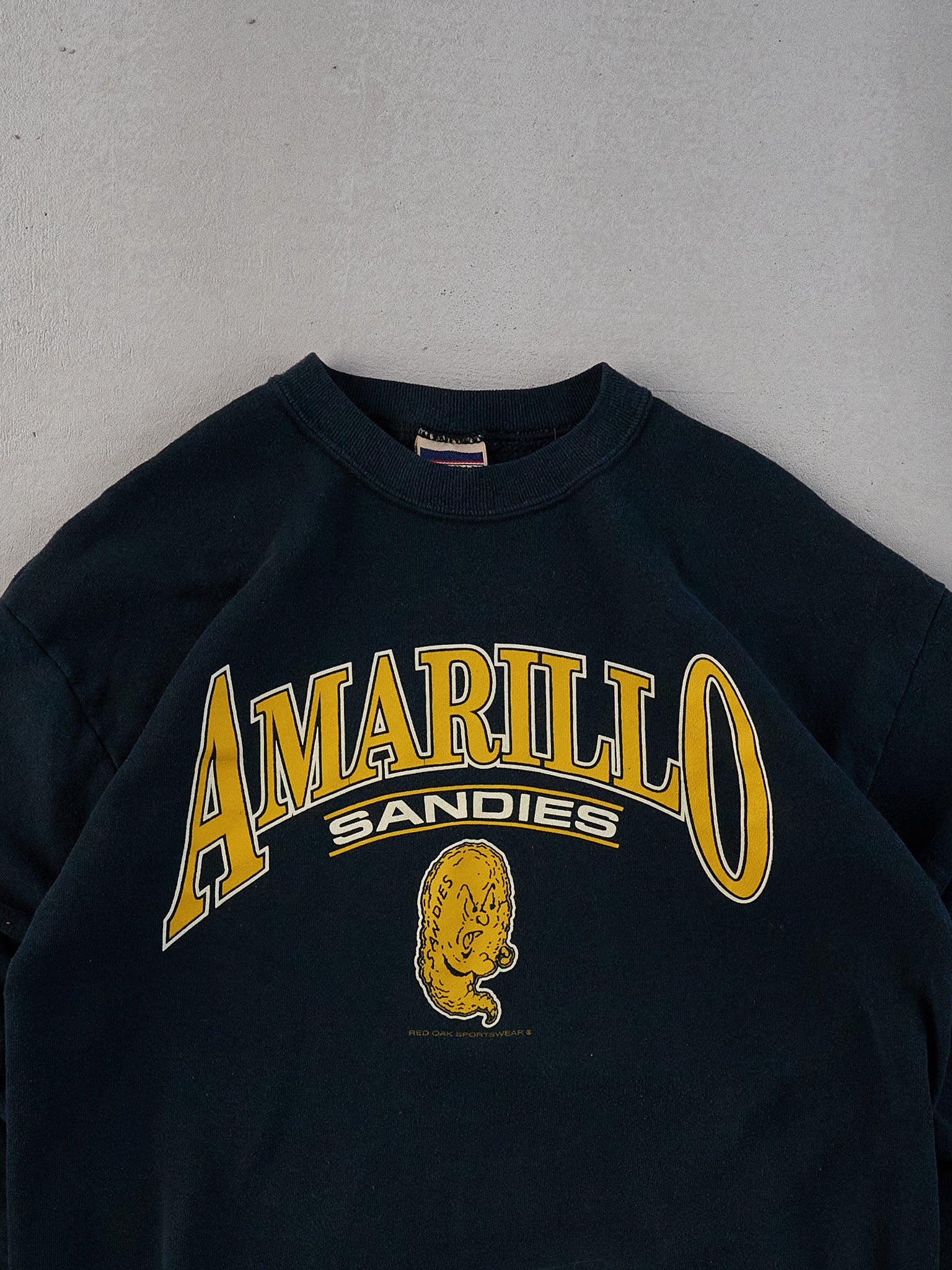 Vintage 90s Black Amarillo Sanies Graphic Crewneck (L)