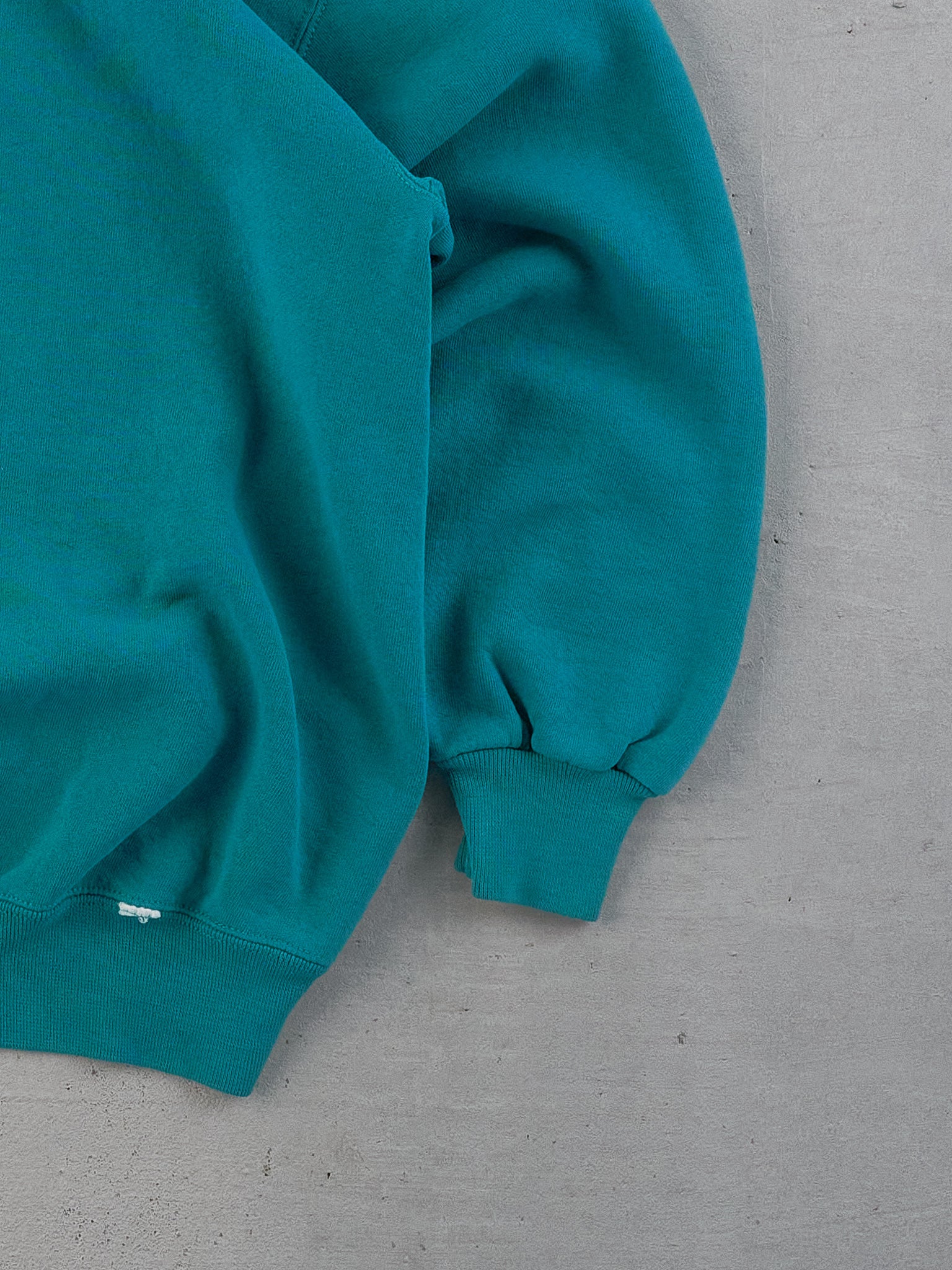 Vintage 90s Teal Russell Athletics Blank Crewneck (L)