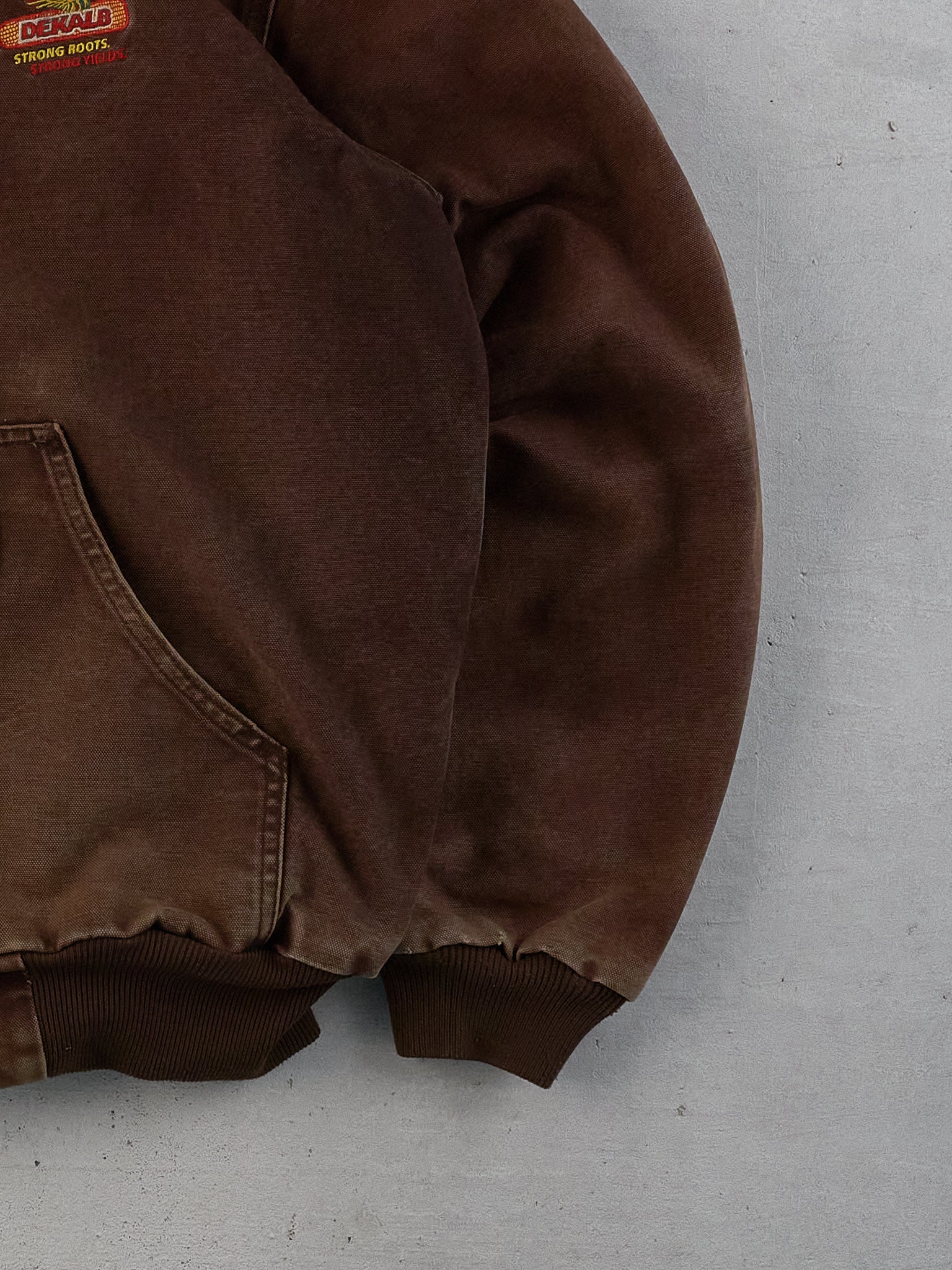 Vintage 90s Brown Carhartt Hooded Workwear Jacket (M/L)